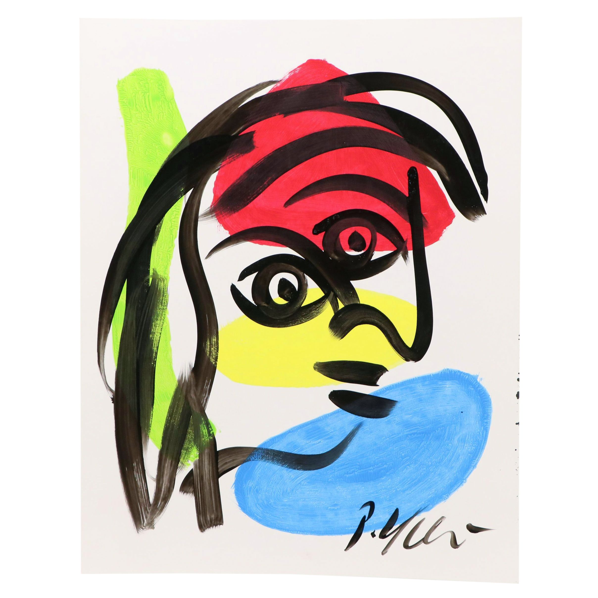 Peter Keil Abstract Acrylic Portrait