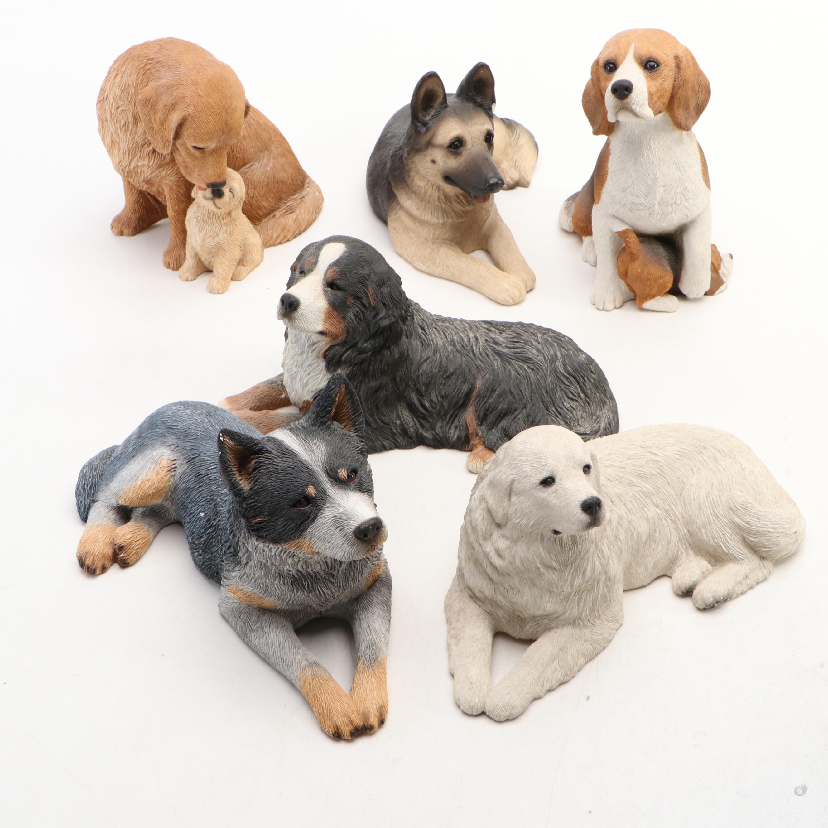Sandicast Ceramic Australian Cattledog, Bernese Mountain Dog, More Sculptures