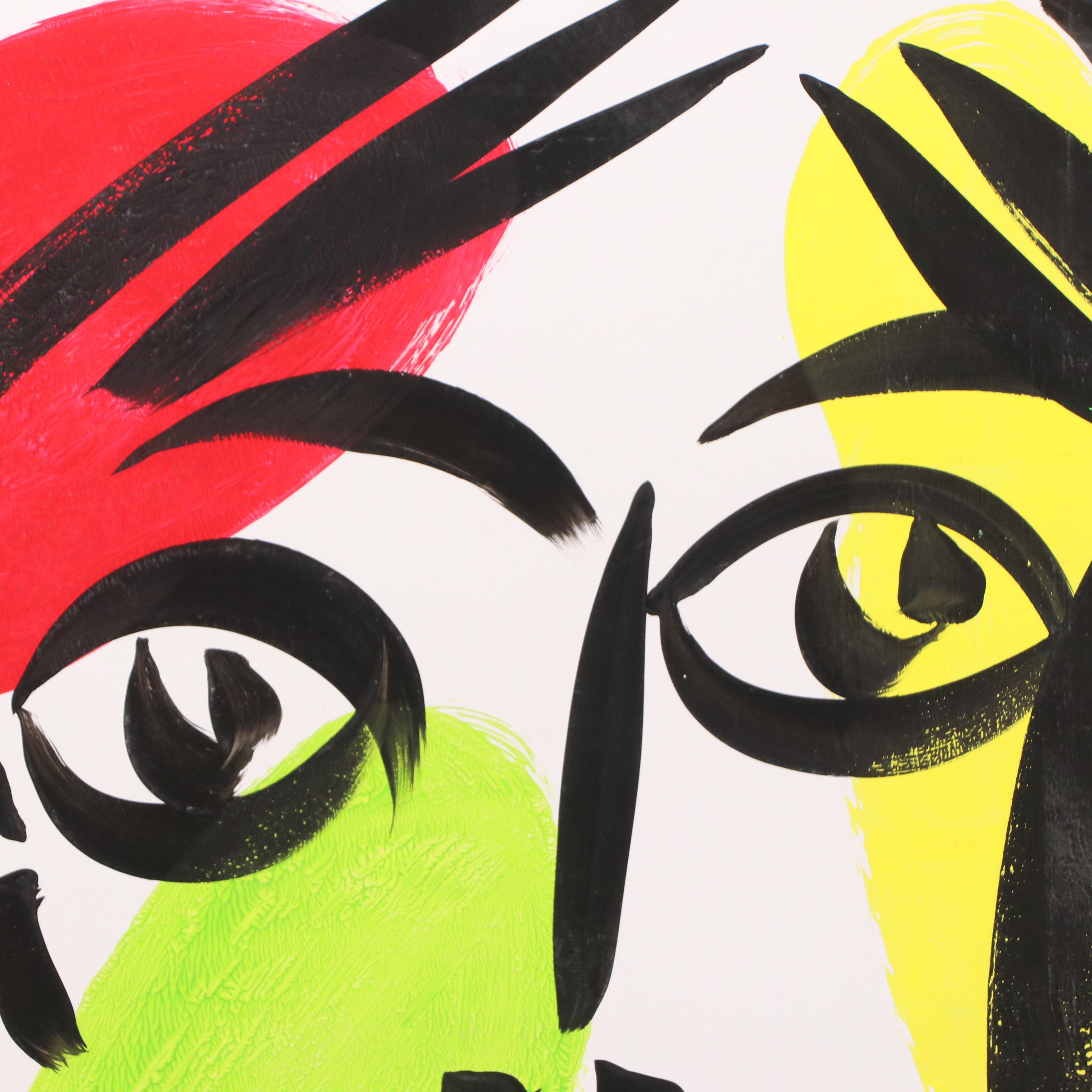 Peter Keil Abstract Acrylic Portrait