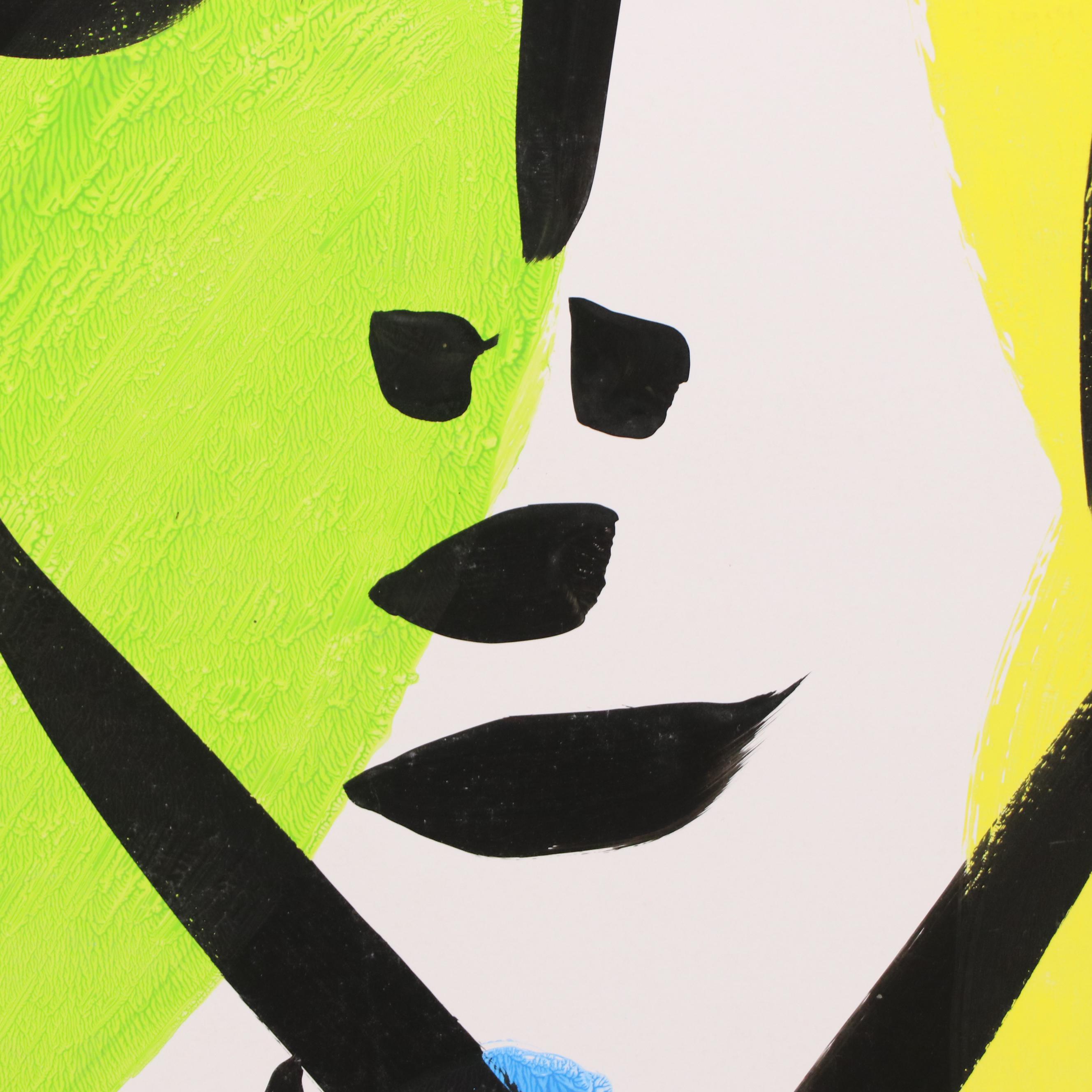 Peter Keil Abstract Acrylic Portrait