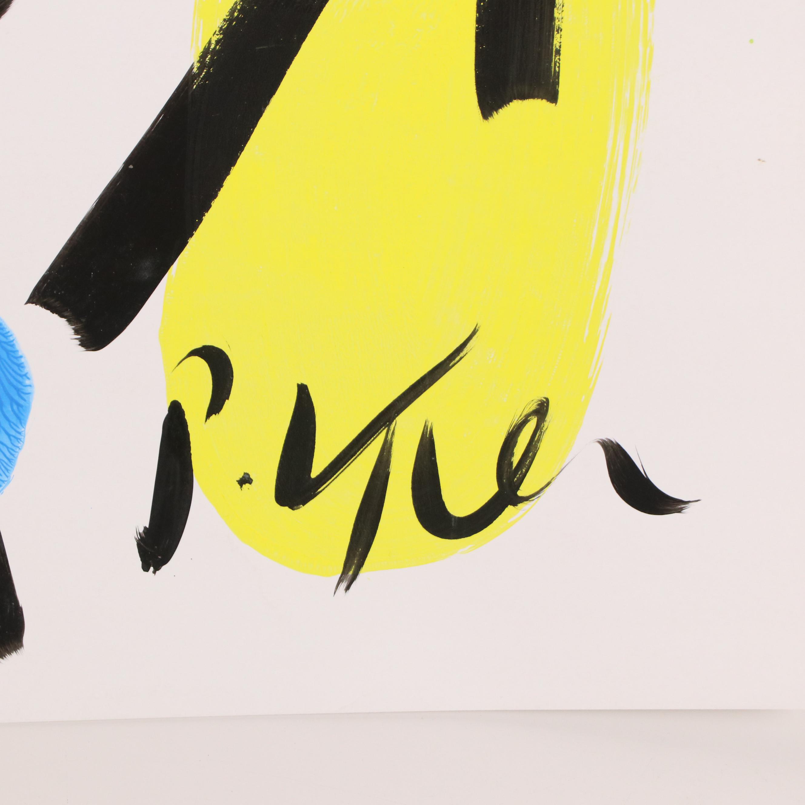 Peter Keil Abstract Acrylic Portrait