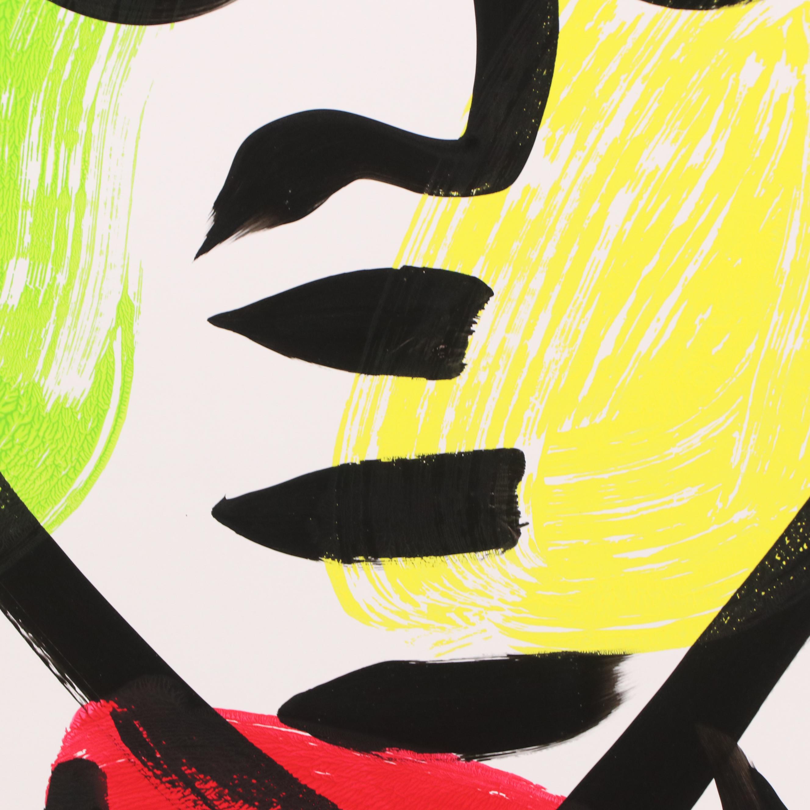 Peter Keil Abstract Acrylic Portrait