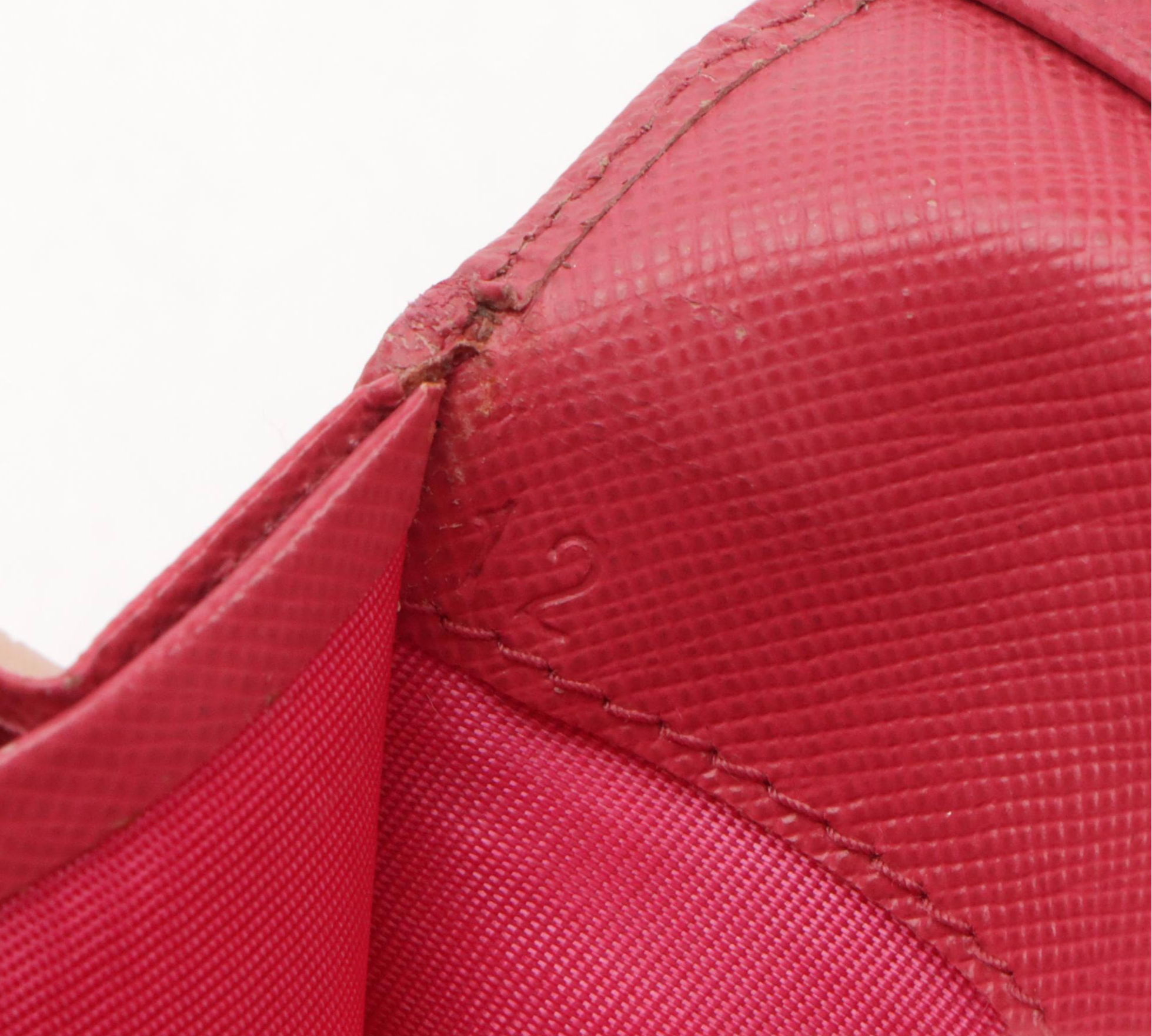 Prada Bow Wallet in Saffiano Leather