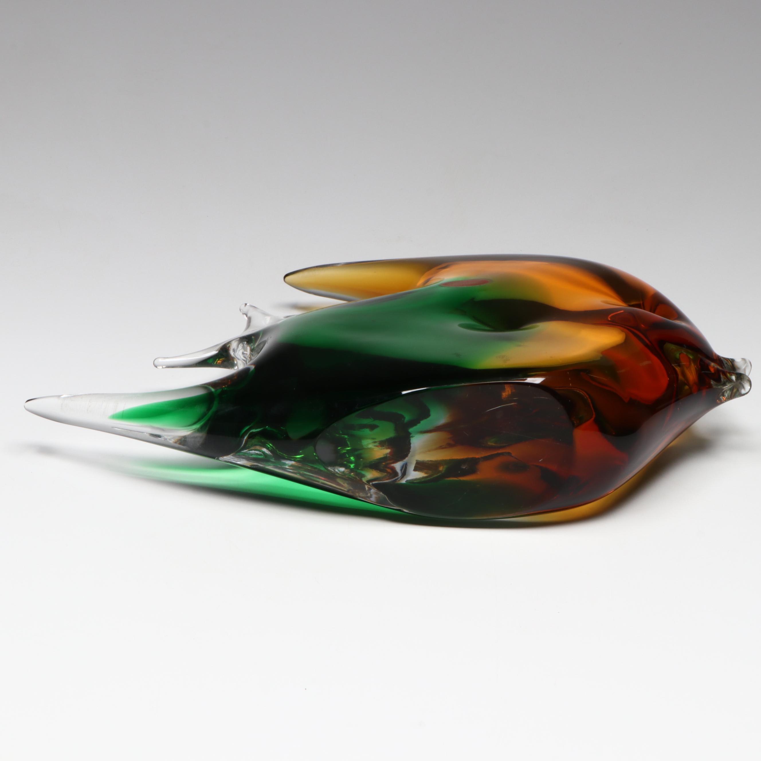 Murano Italian Handmade Art Glass Angelfish