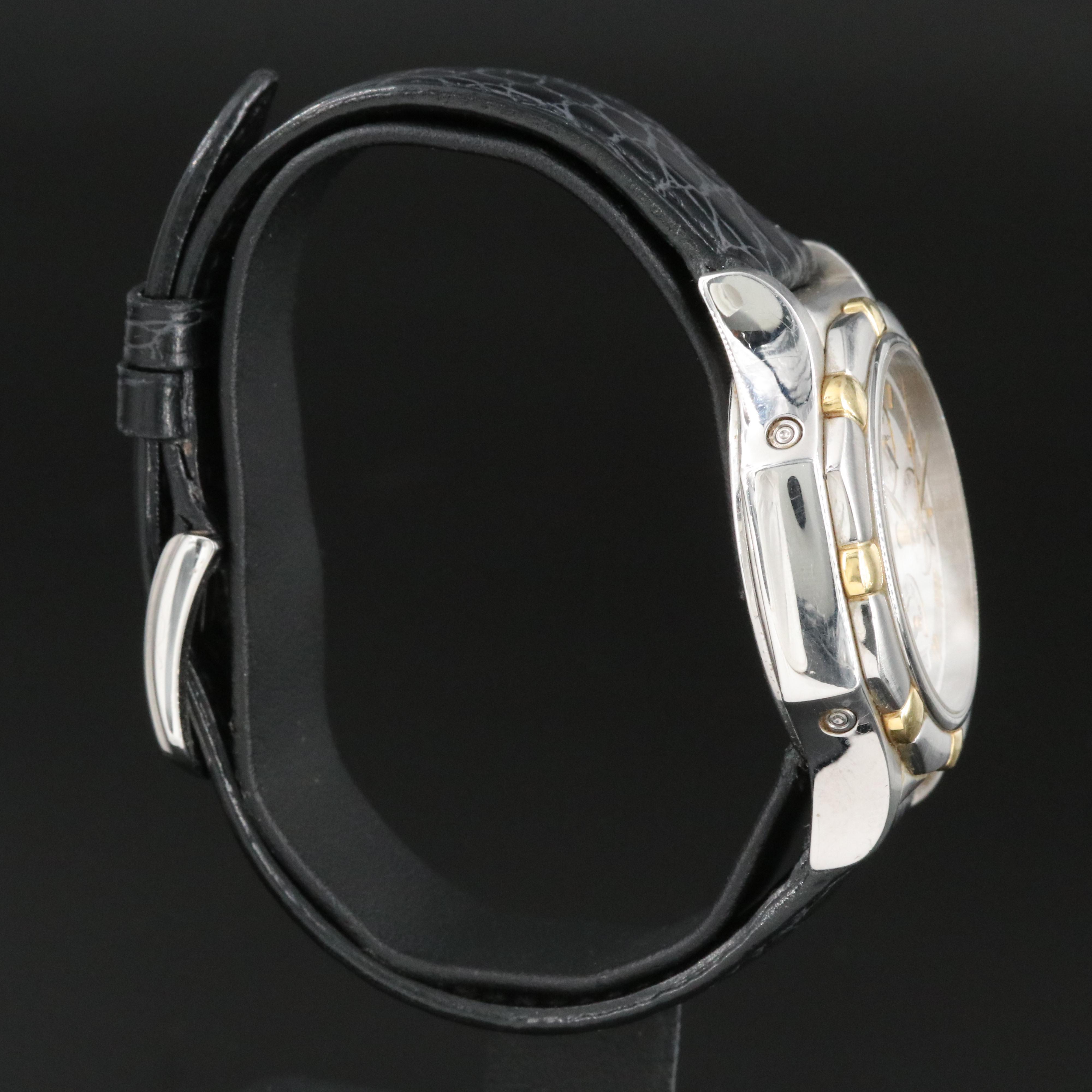 Concord Saratoga GMT 15.D3.234G Silver Dial 38mm Steel Automatic Watch