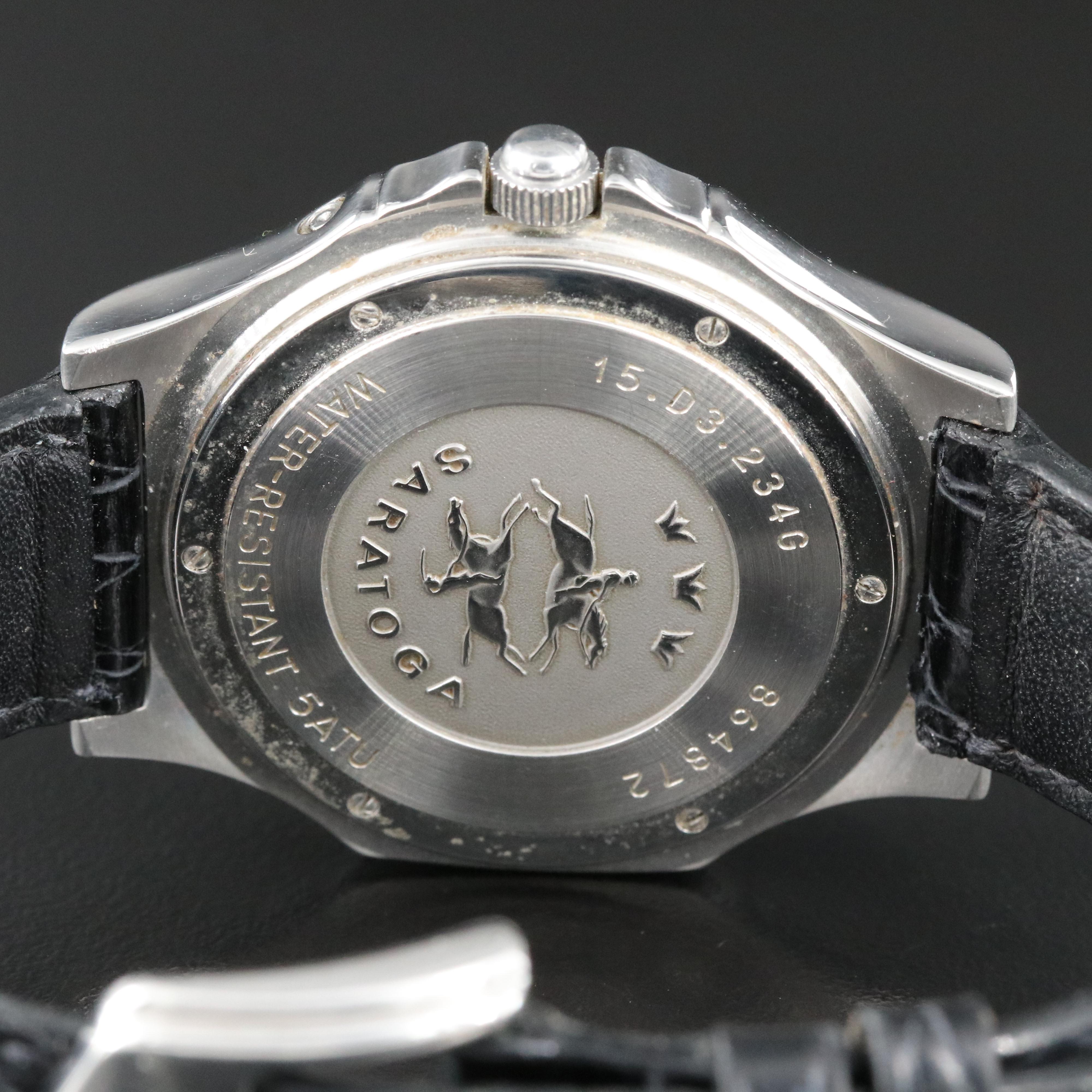 Concord Saratoga GMT 15.D3.234G Silver Dial 38mm Steel Automatic Watch