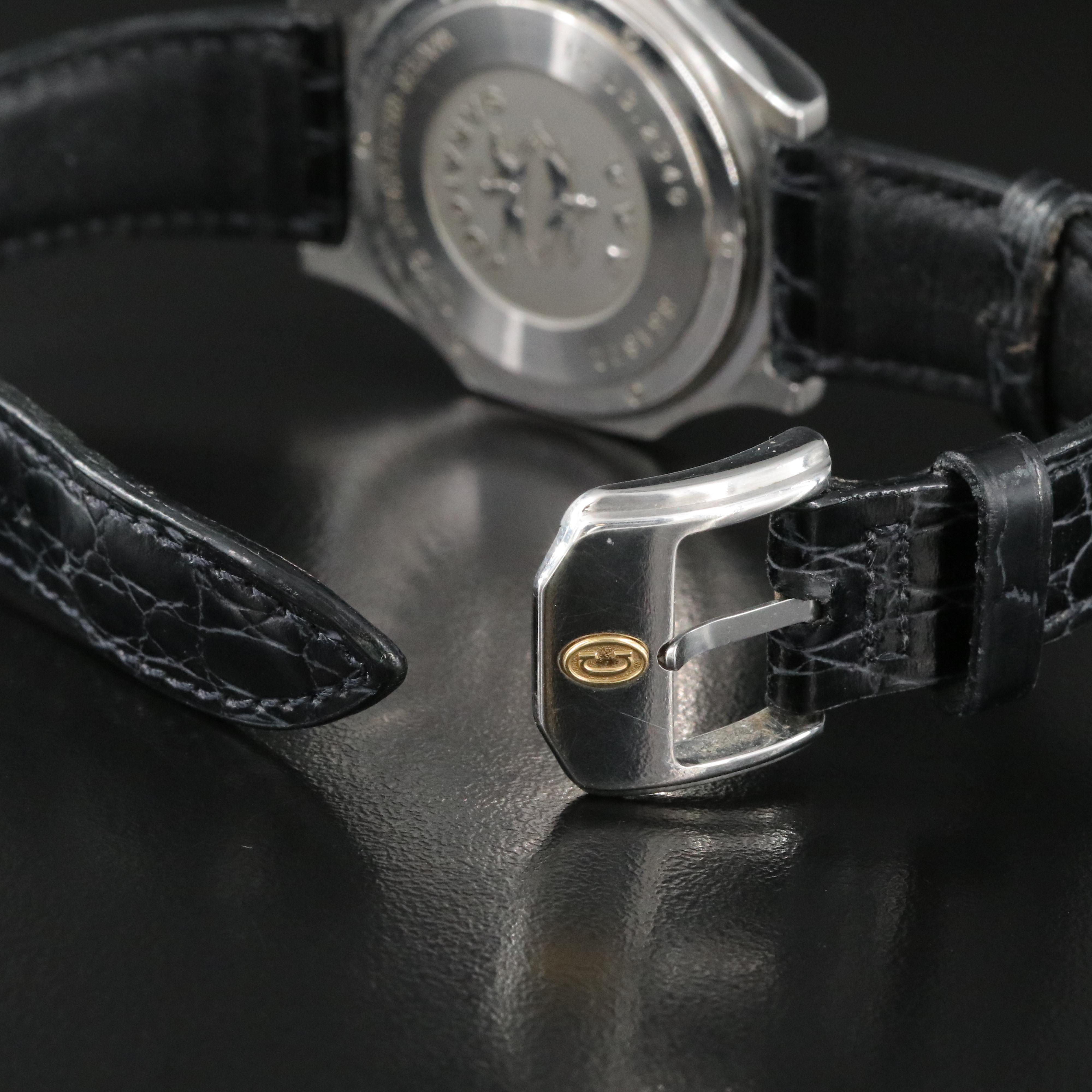 Concord Saratoga GMT 15.D3.234G Silver Dial 38mm Steel Automatic Watch