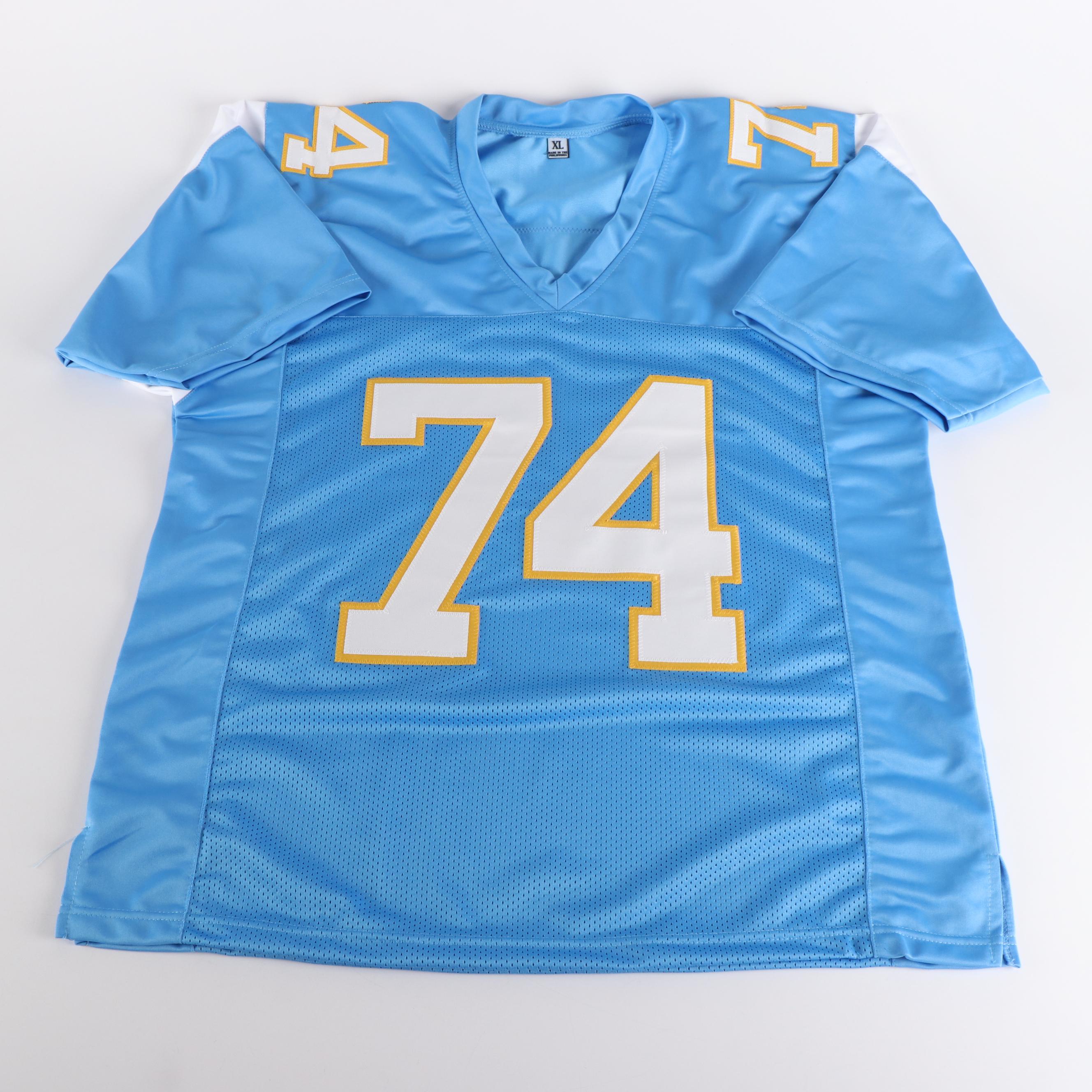 Ron Mix Signed “HOF 1979” San Diego Chargers Football Jersey, Beckett