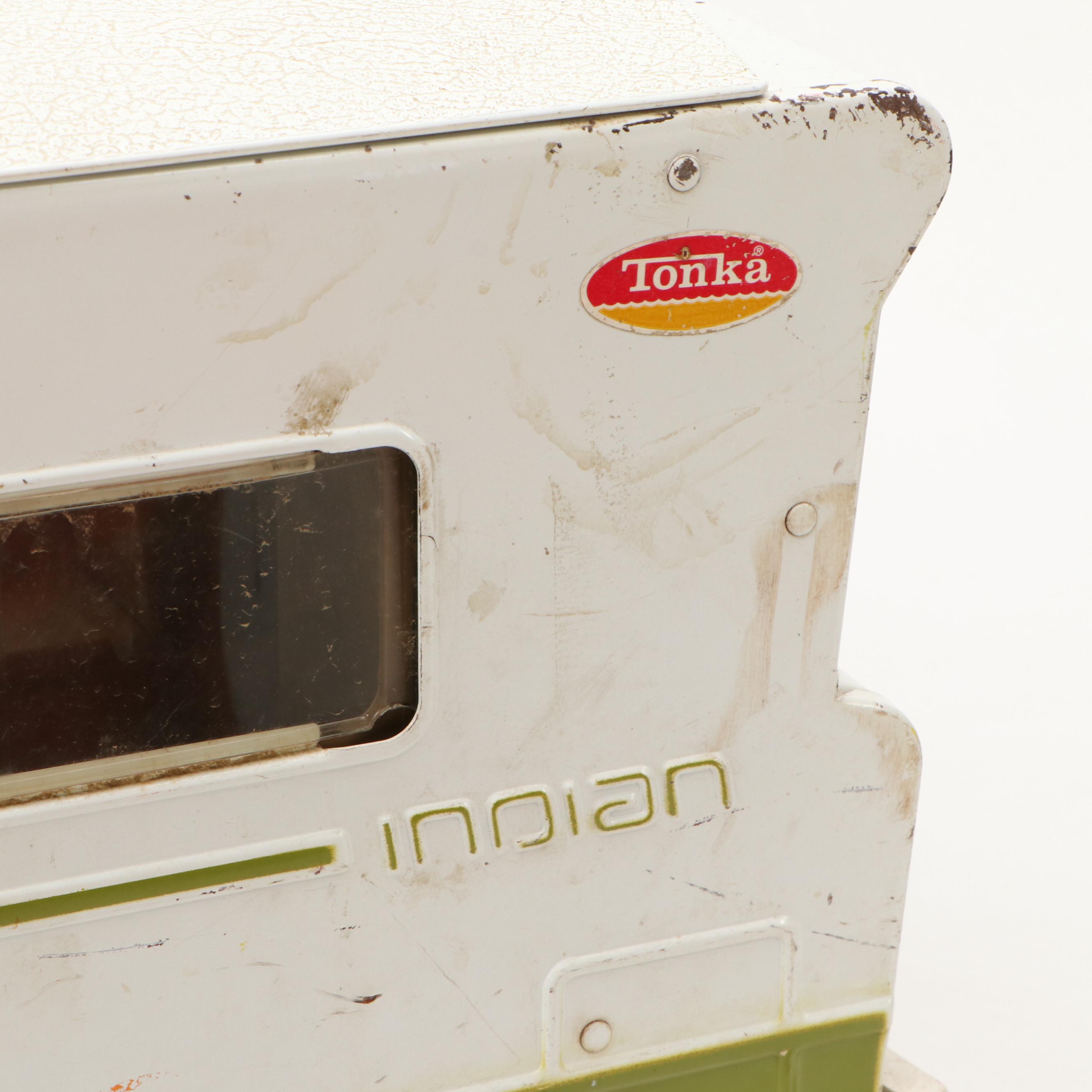 Tonka Winnebago Indian RV Camper, Volkswagen Beetle and Dump Trucks