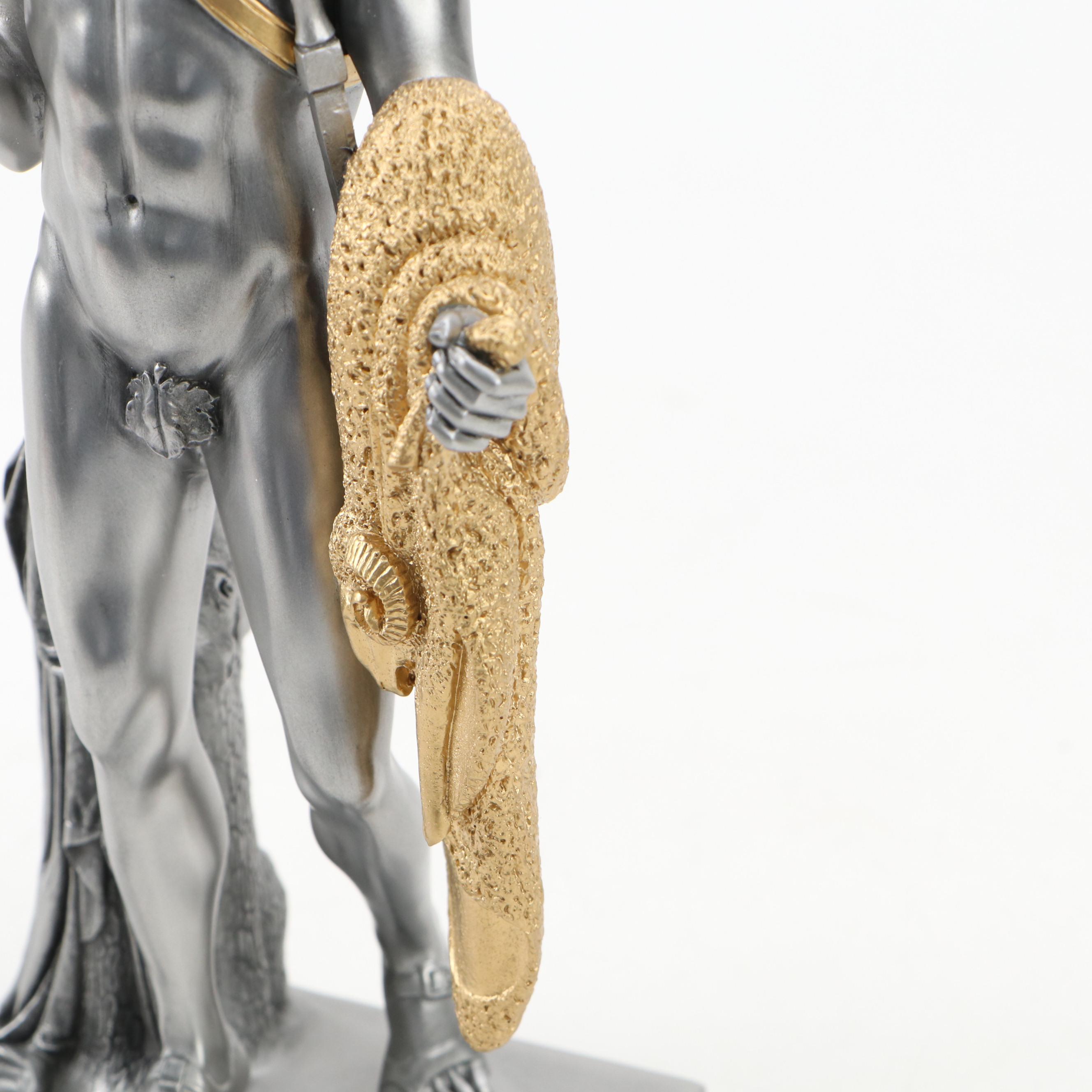 Veronese Cast Resin Sculpture "Jason with the Golden Fleece"