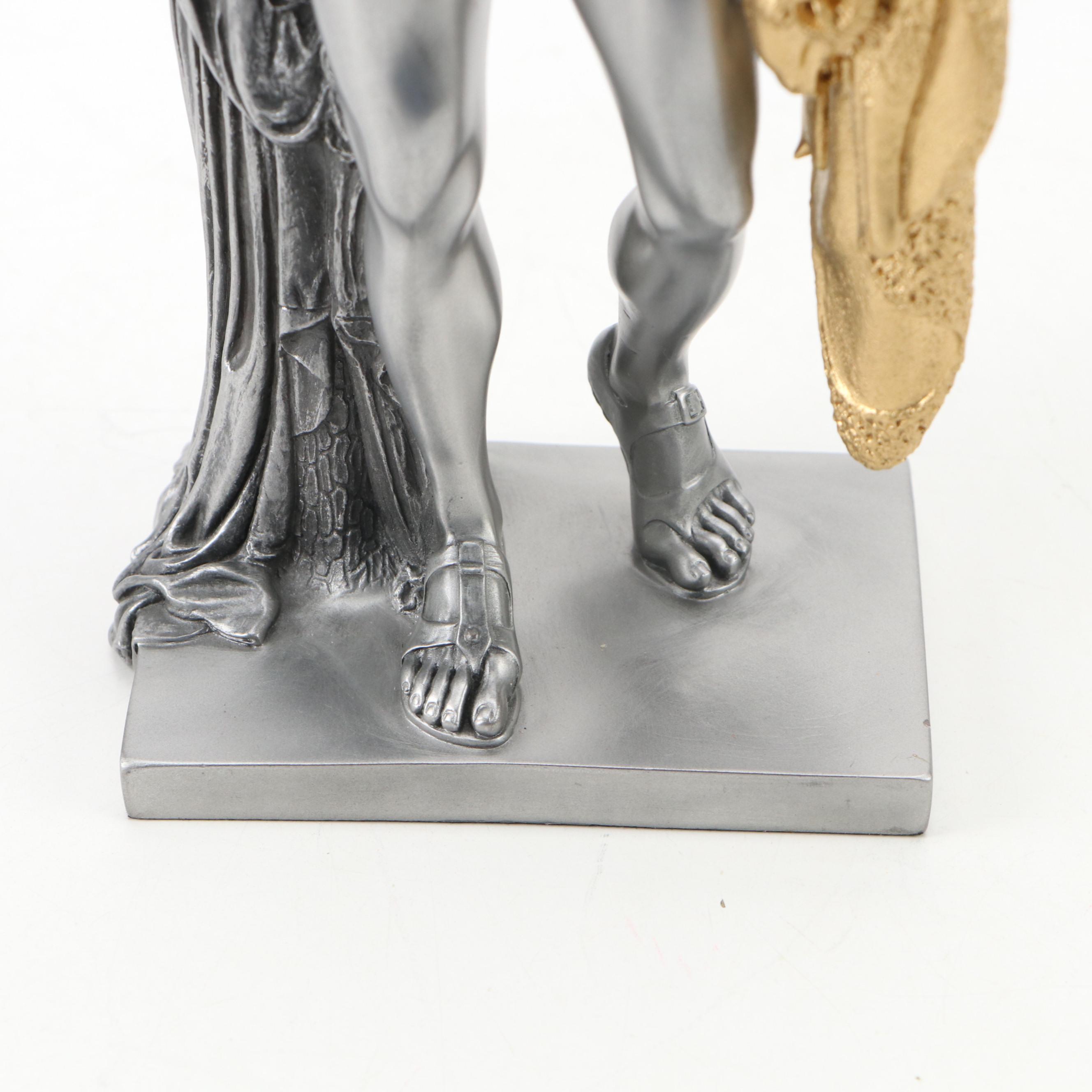 Veronese Cast Resin Sculpture "Jason with the Golden Fleece"