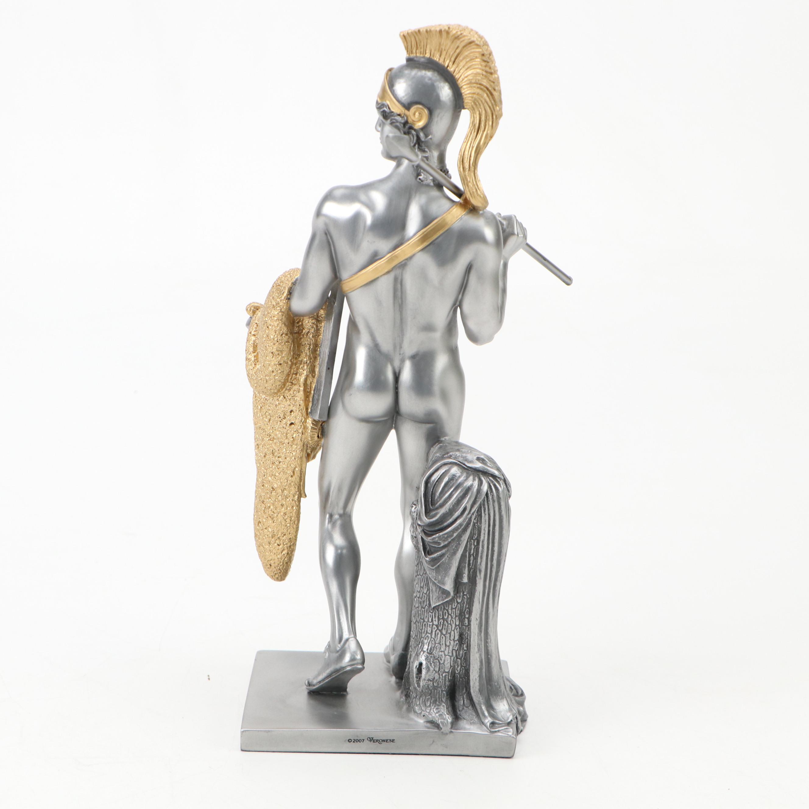 Veronese Cast Resin Sculpture "Jason with the Golden Fleece"