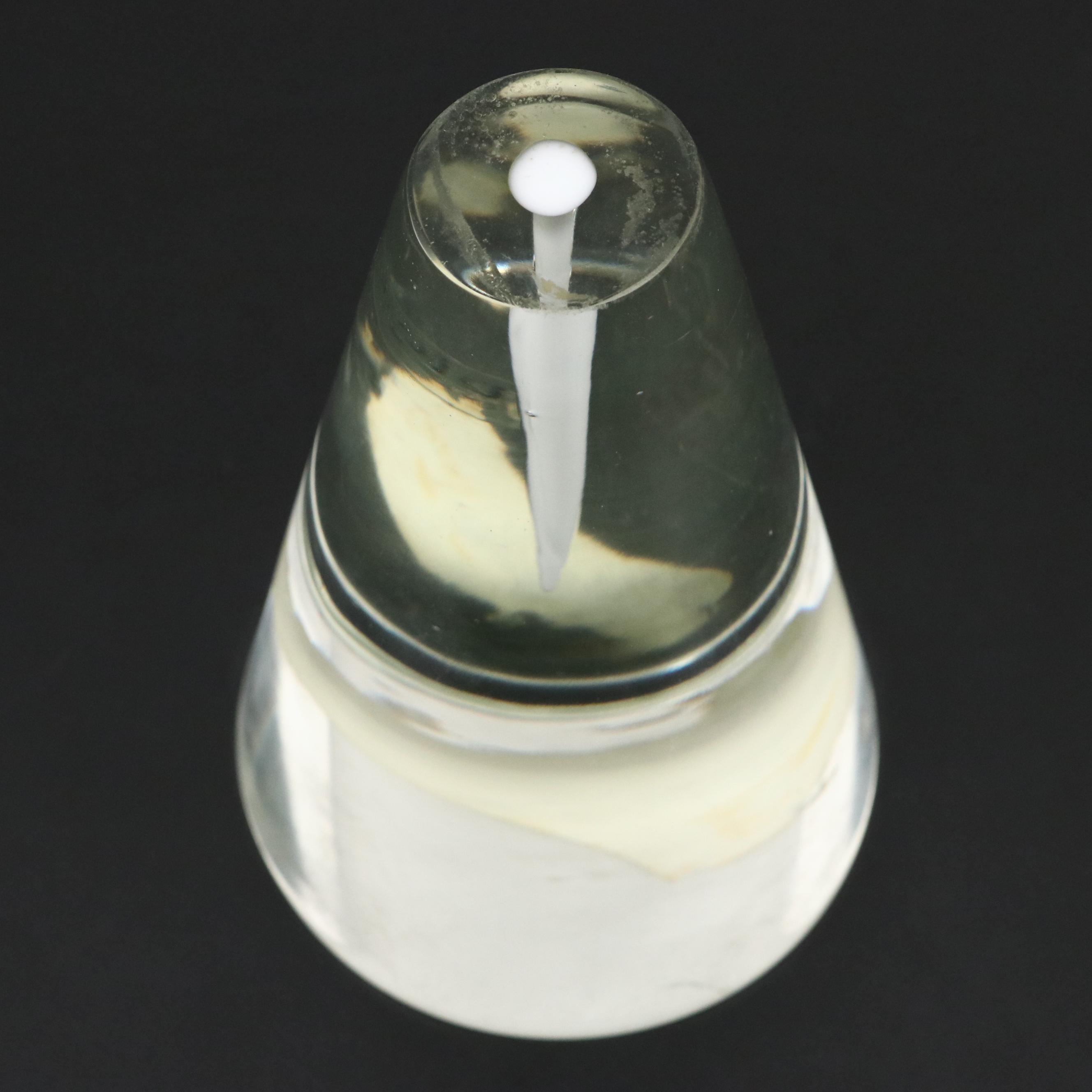 Formia Murano Conical Art Glass Paperweight