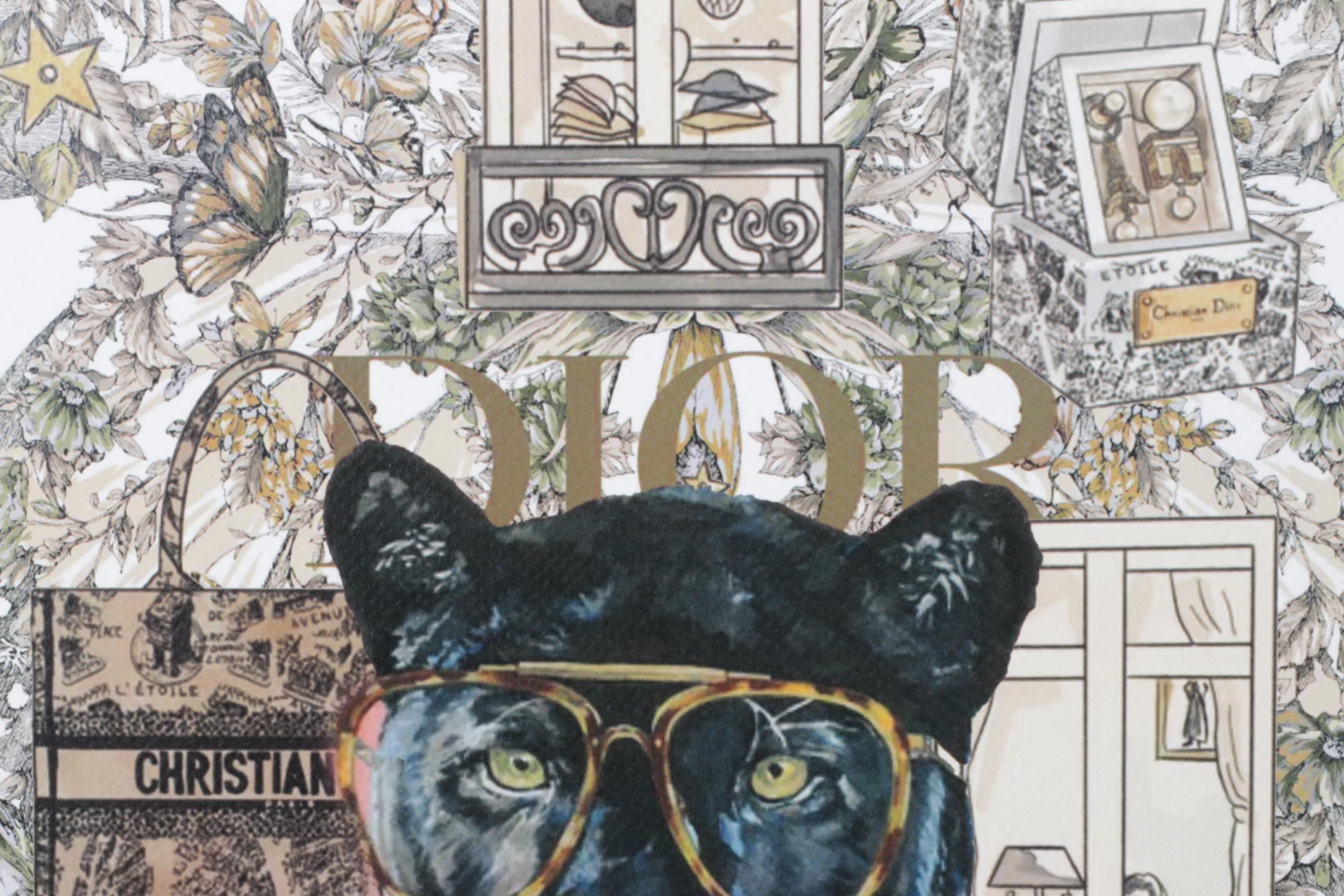 Death NYC Pop Art Graphic Print Homage to Christian Dior x Gucci, 2024