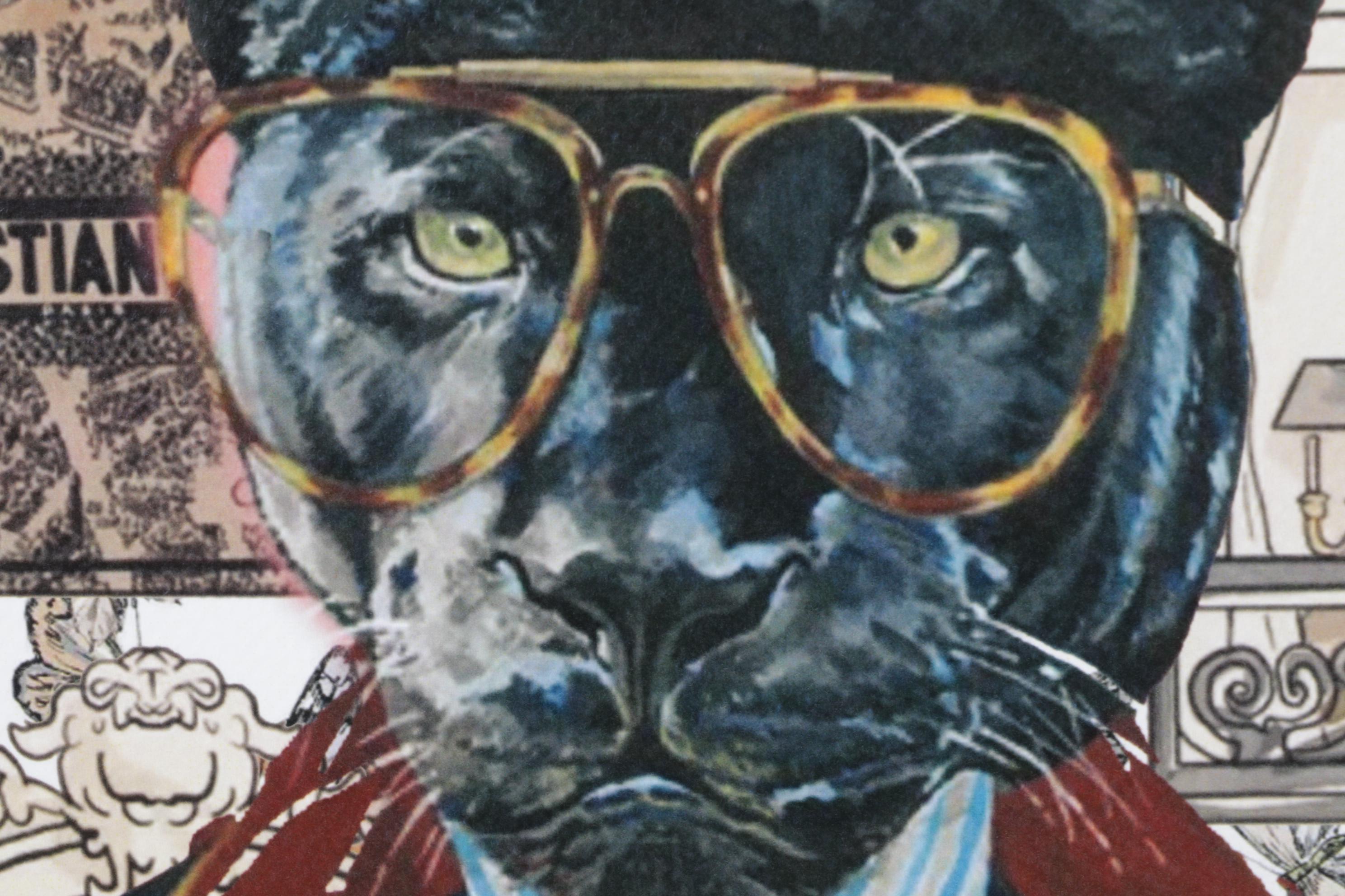 Death NYC Pop Art Graphic Print Homage to Christian Dior x Gucci, 2024