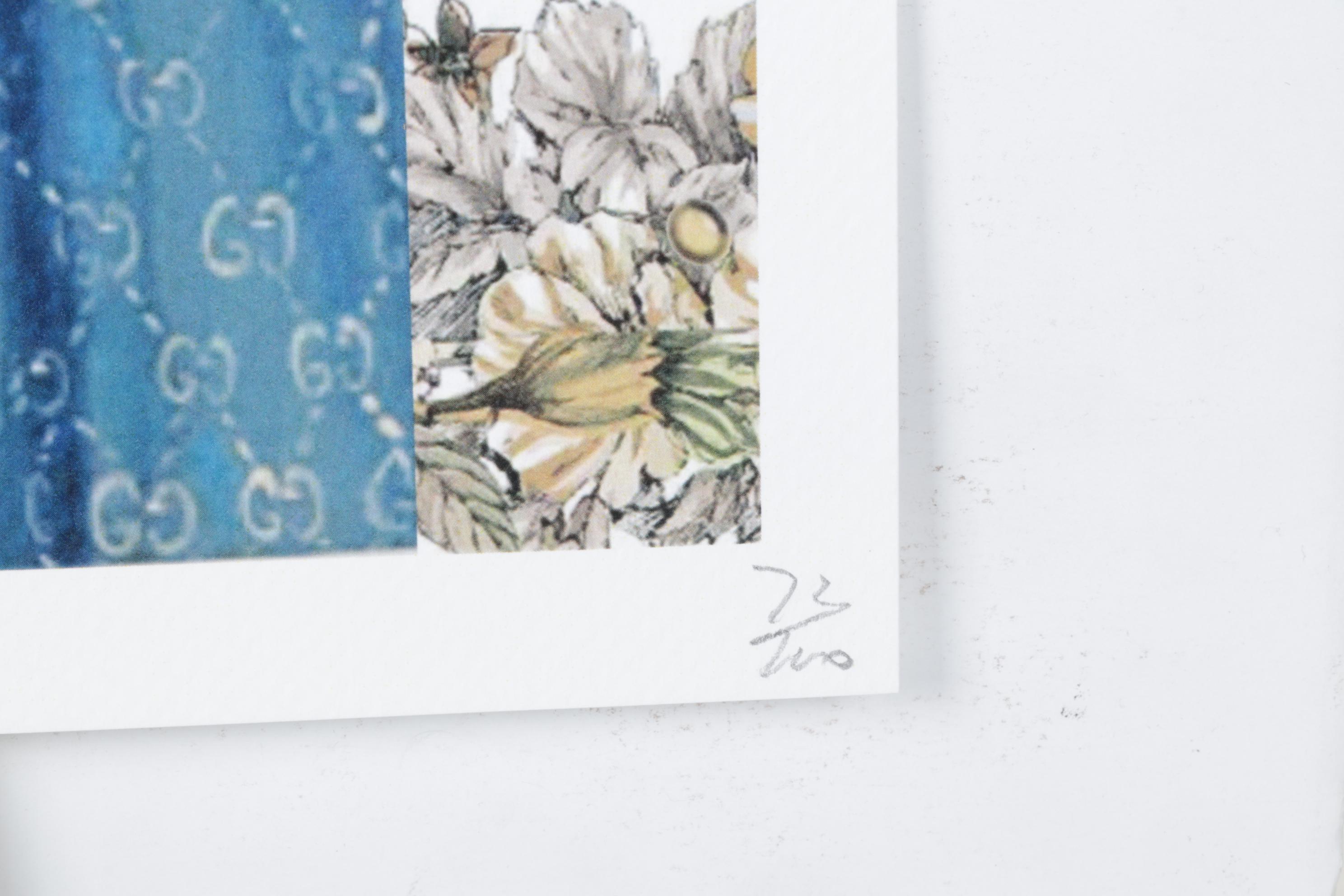 Death NYC Pop Art Graphic Print Homage to Christian Dior x Gucci, 2024