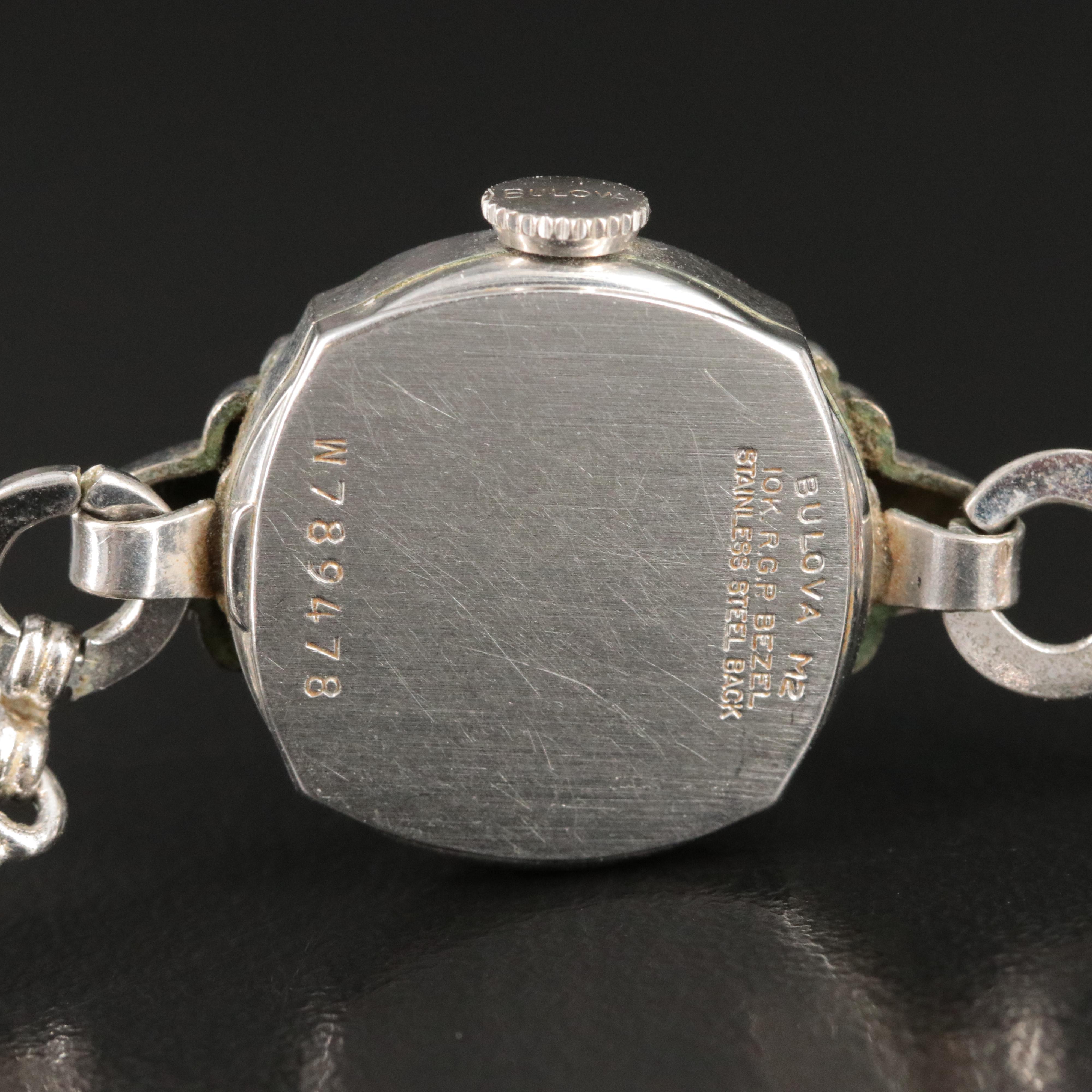 Vintage Bulova Gold-Plated Manual-Wind Watch