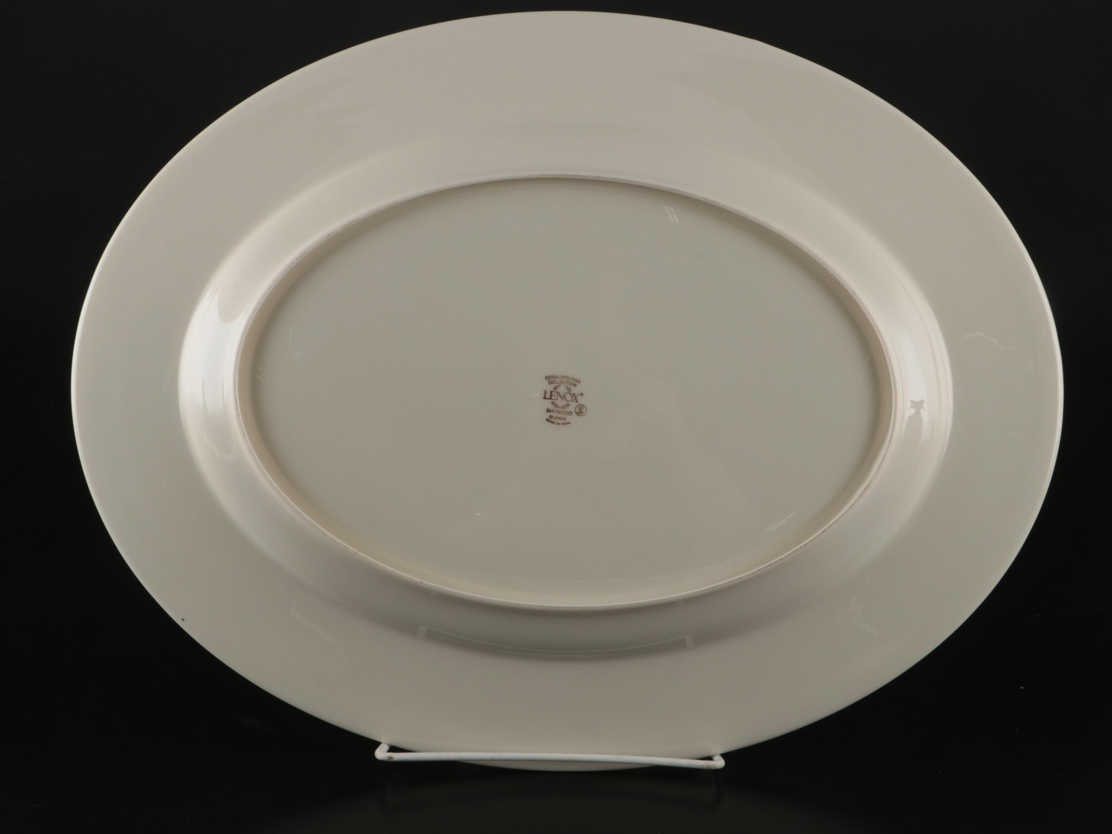 Lenox "Olympia Platinum" Porcelain Dinnerware. 1952-1982