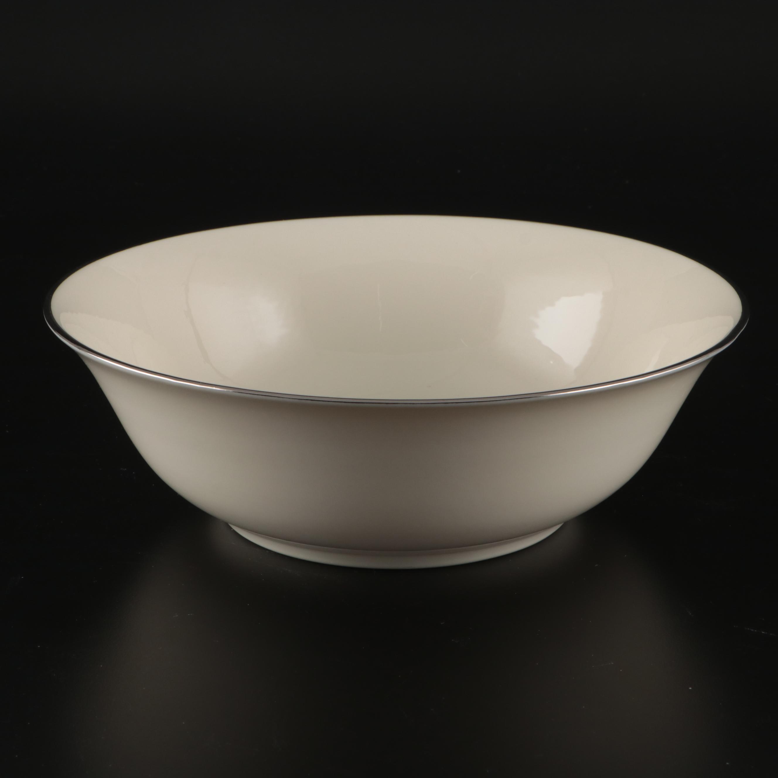 Lenox "Olympia Platinum" Porcelain Dinnerware. 1952-1982