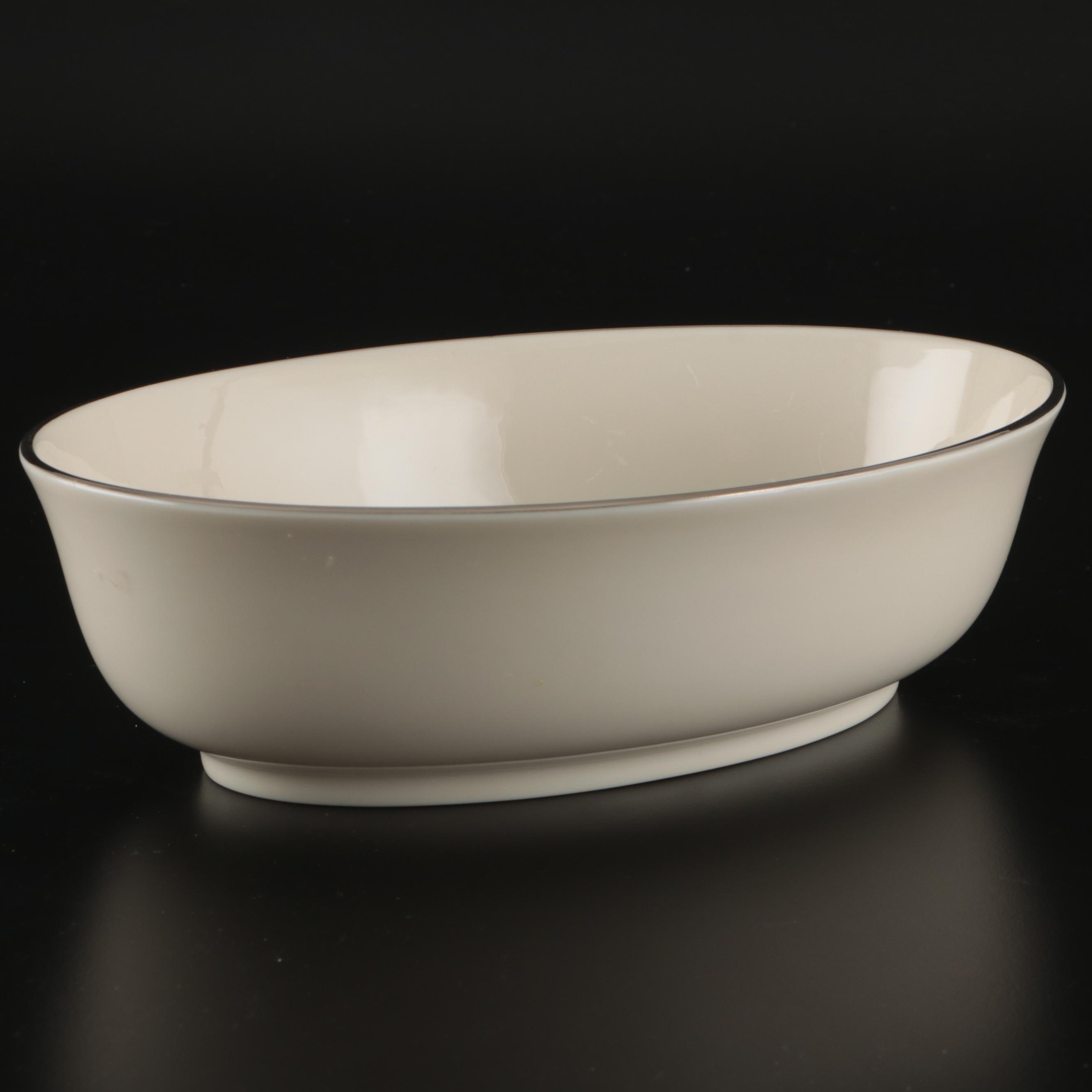 Lenox "Olympia Platinum" Porcelain Dinnerware. 1952-1982