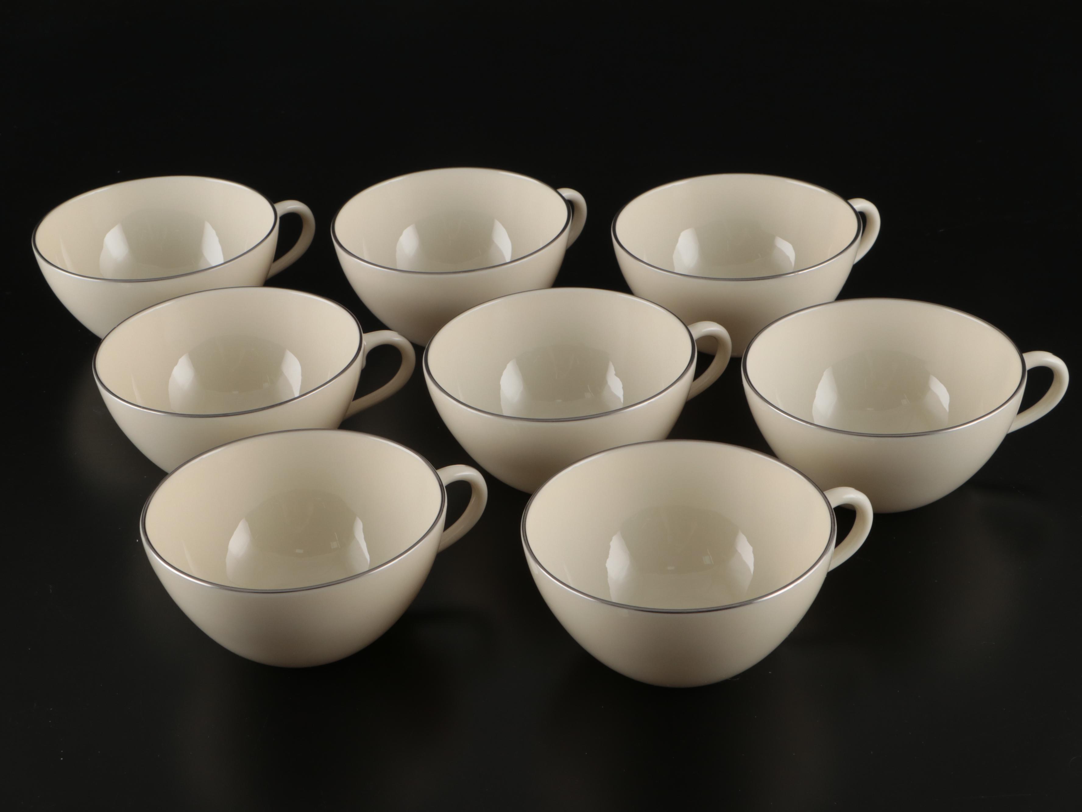 Lenox "Olympia Platinum" Porcelain Dinnerware. 1952-1982