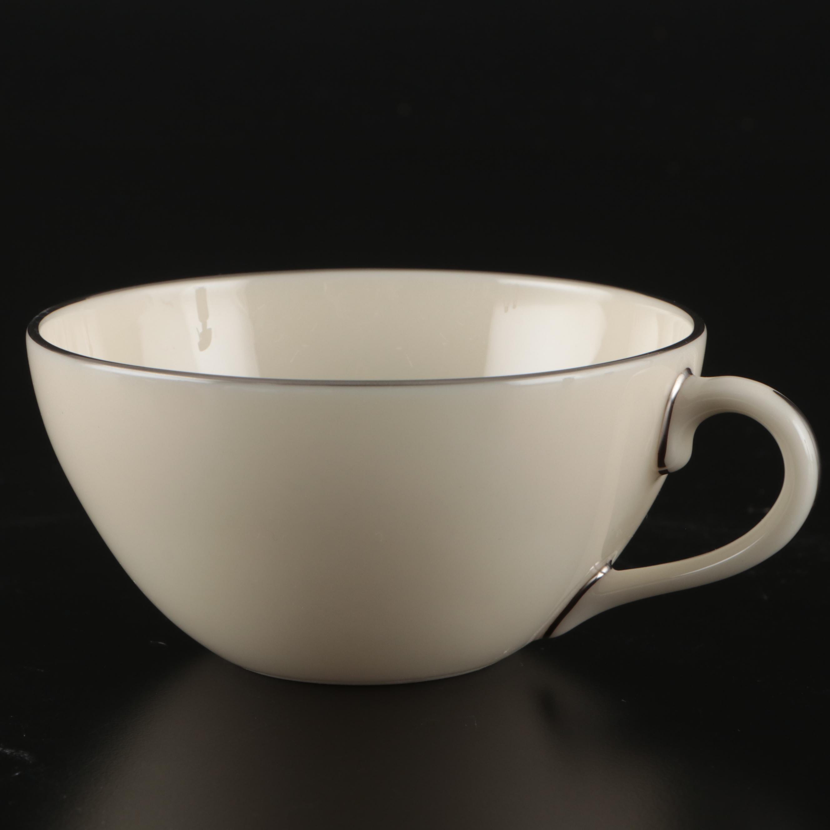 Lenox "Olympia Platinum" Porcelain Dinnerware. 1952-1982