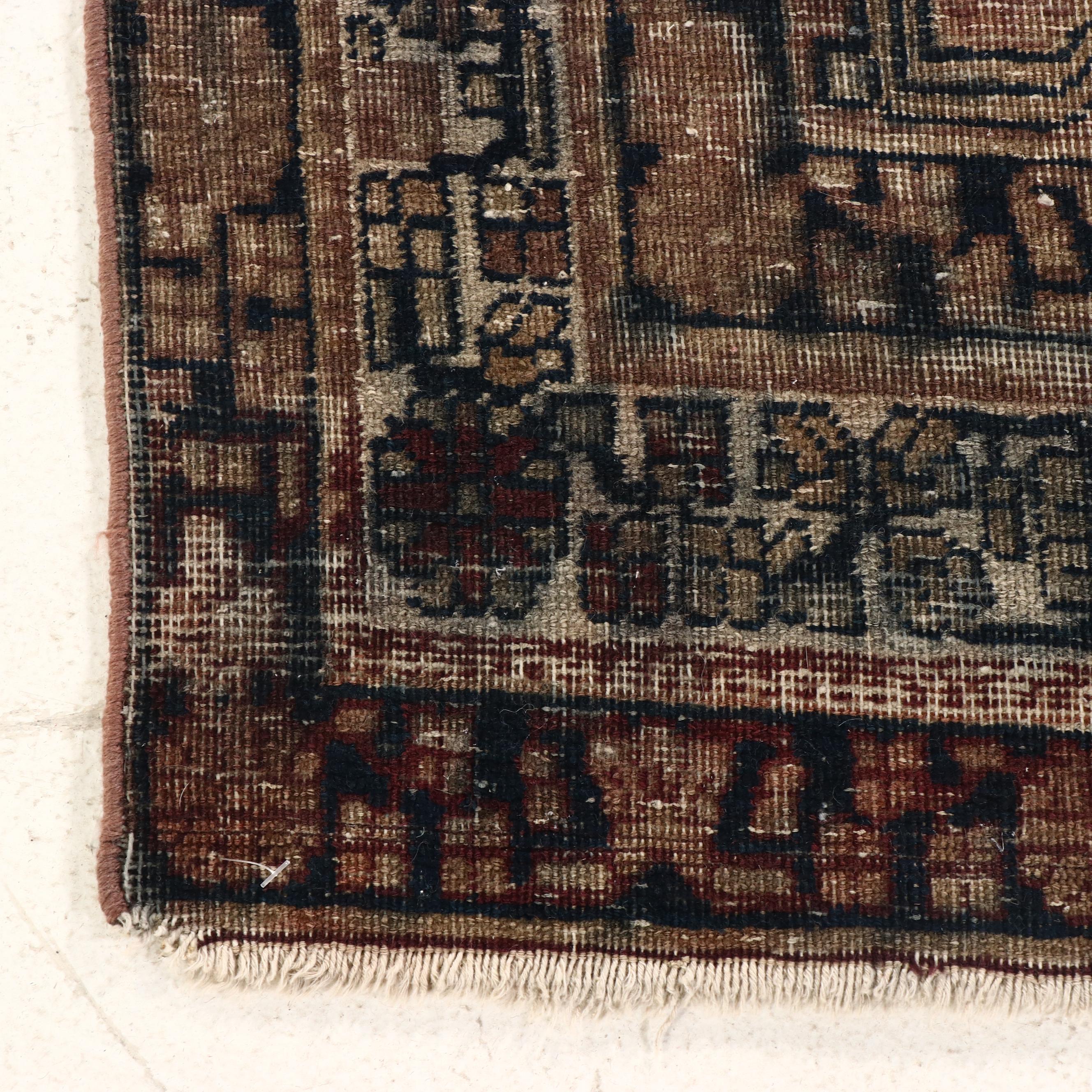 4'1 x 5'7 Hand-Knotted Persian Tabriz Style Area Rug