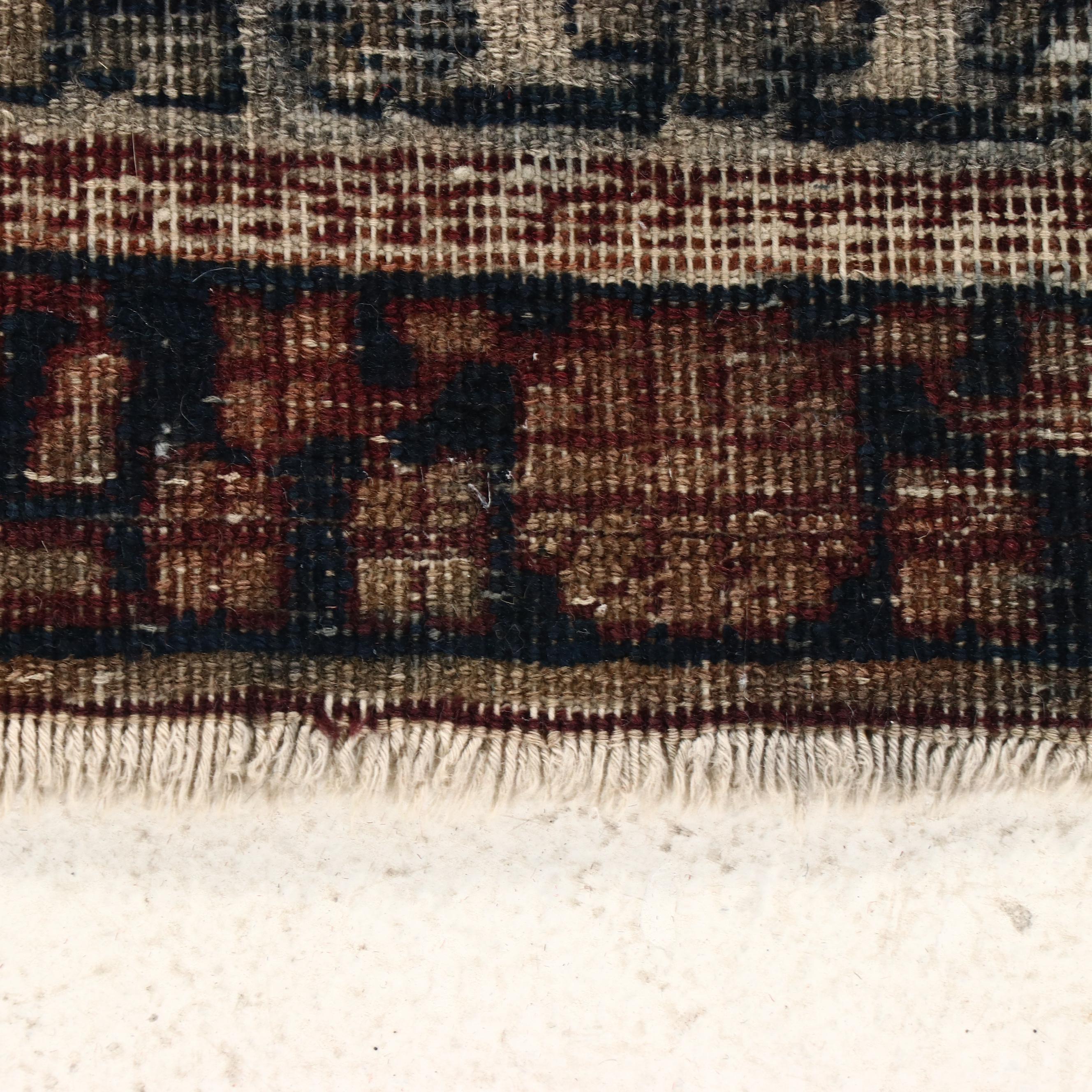 4'1 x 5'7 Hand-Knotted Persian Tabriz Style Area Rug