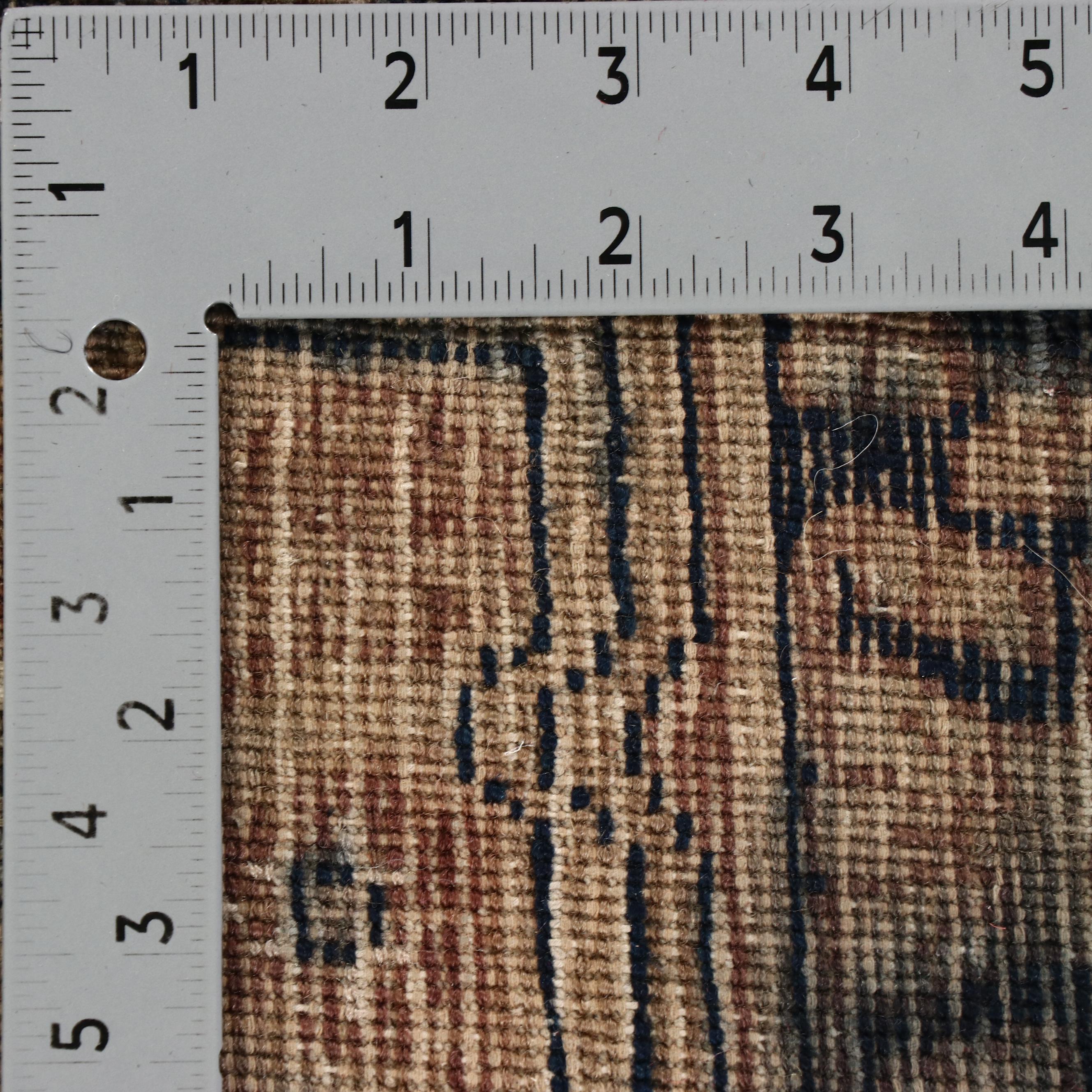 4'1 x 5'7 Hand-Knotted Persian Tabriz Style Area Rug