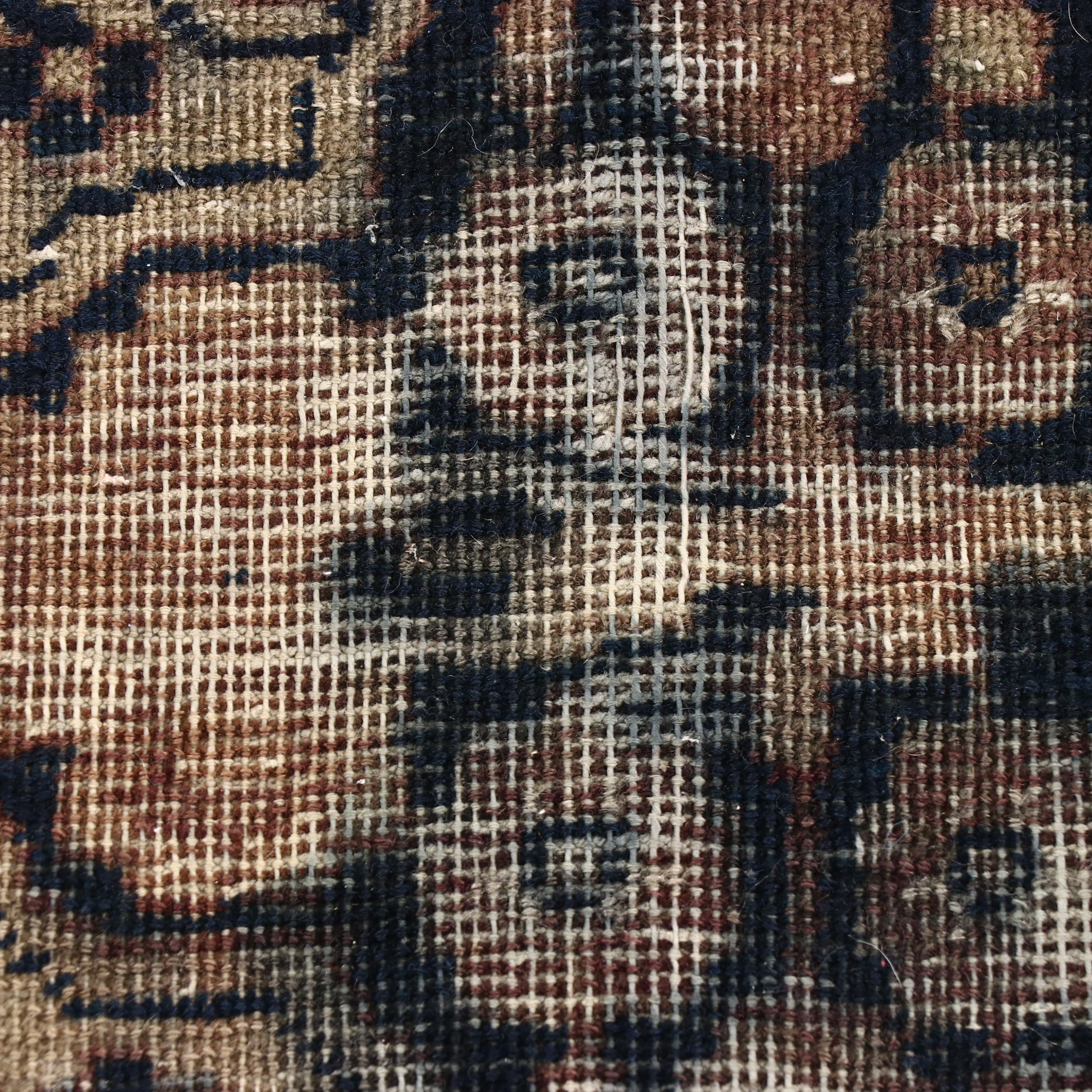 4'1 x 5'7 Hand-Knotted Persian Tabriz Style Area Rug