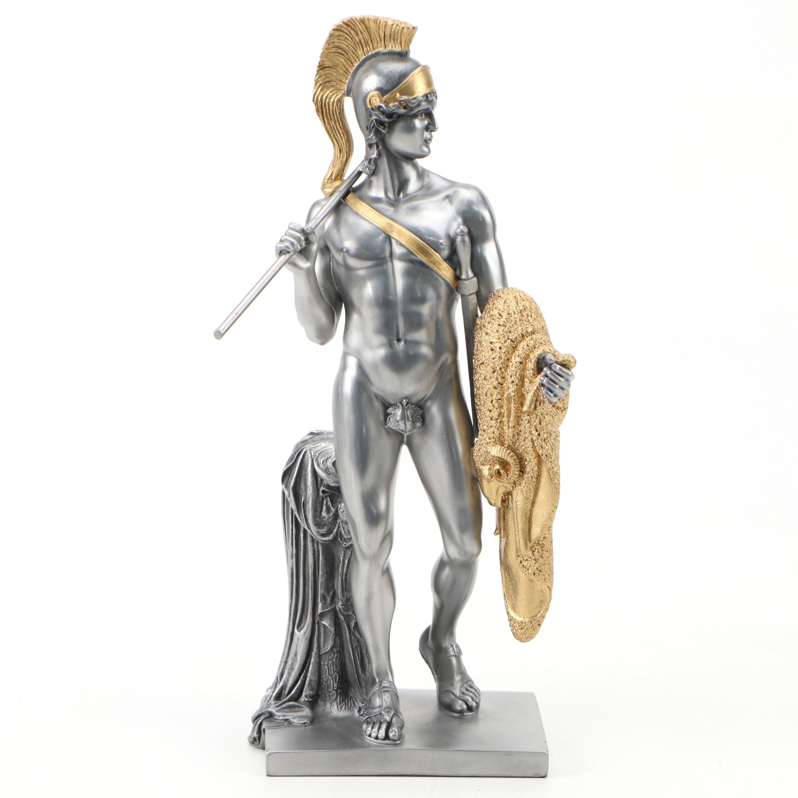 Veronese Cast Resin Sculpture "Jason with the Golden Fleece"