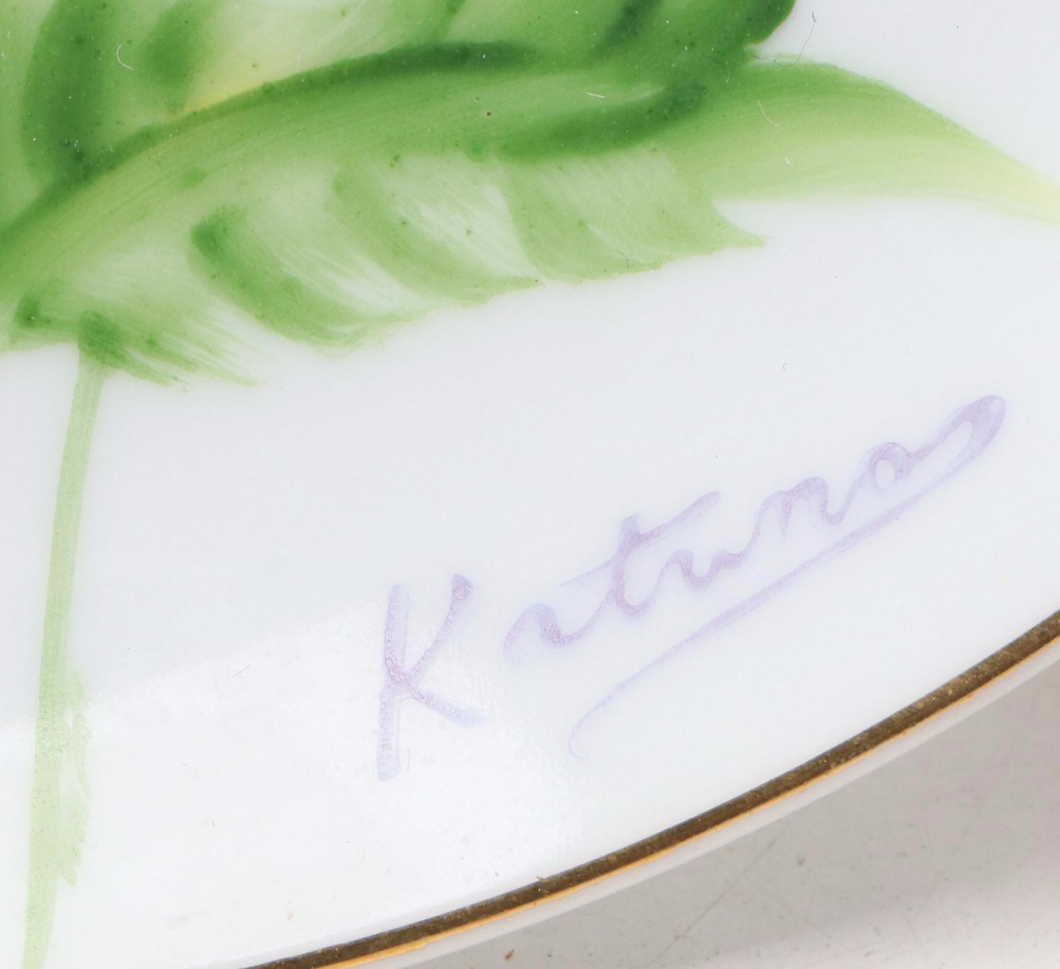 Rosenthal with Tirschenreuth and Other Rose Pattern Porcelain Plates