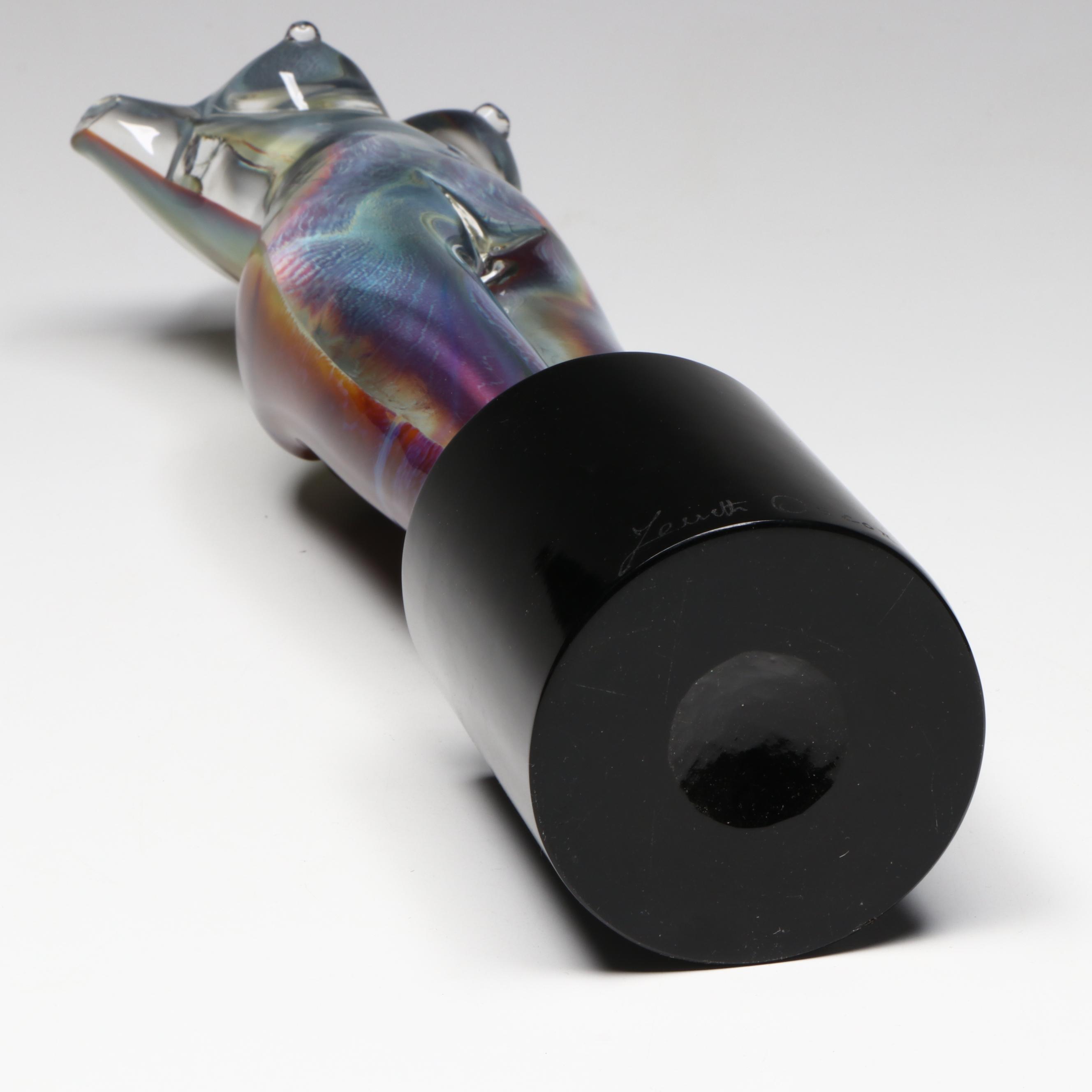 Oscar Zanetti Murano Art Glass Female Torso, Late 20th/Early 21st Century