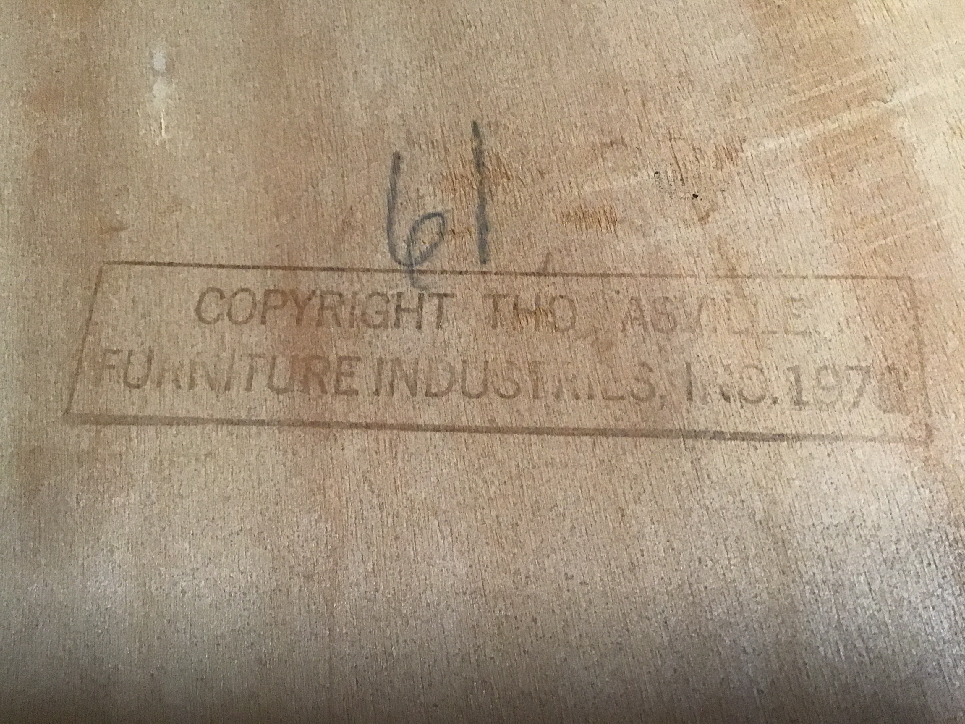 Seven-Piece Thomasville French Provincial Style Oak Dining Set