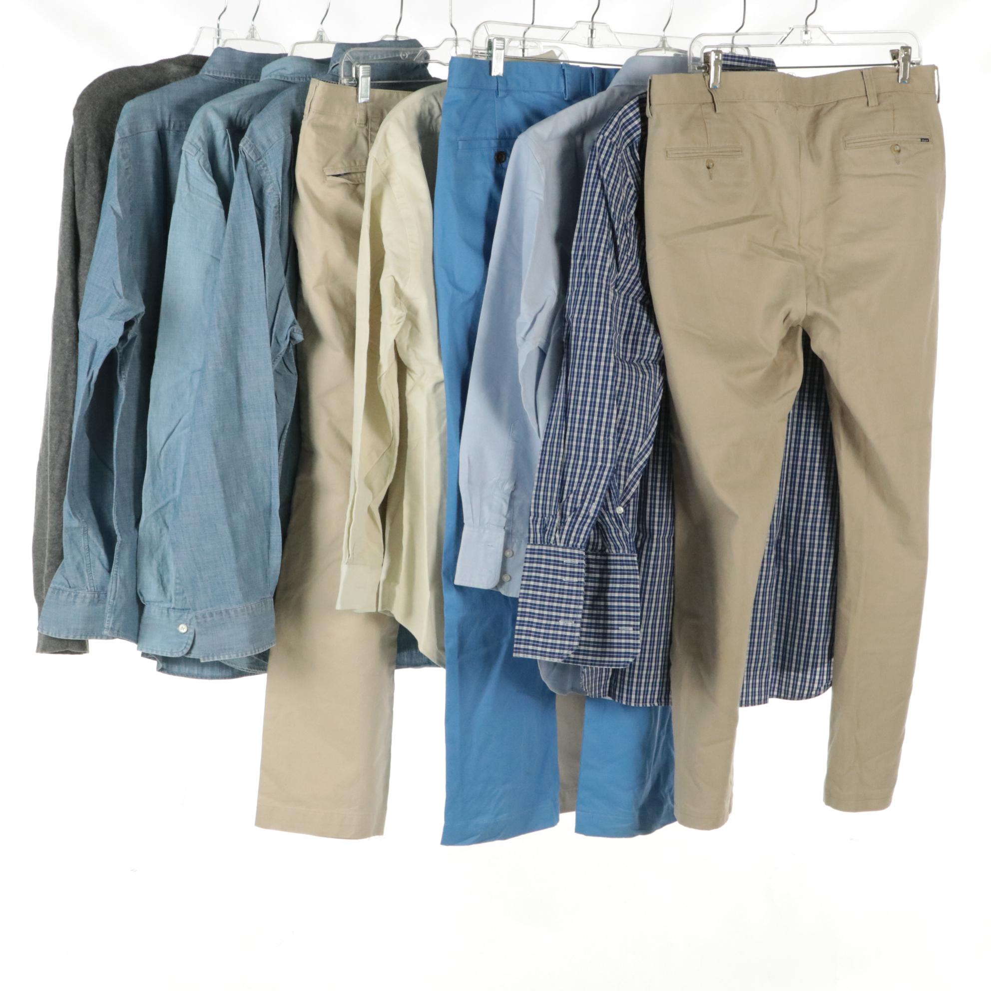 Men's Mantovani Studio Cashmere Sweater, Polo Ralph Lauren Pants and Top W/ More