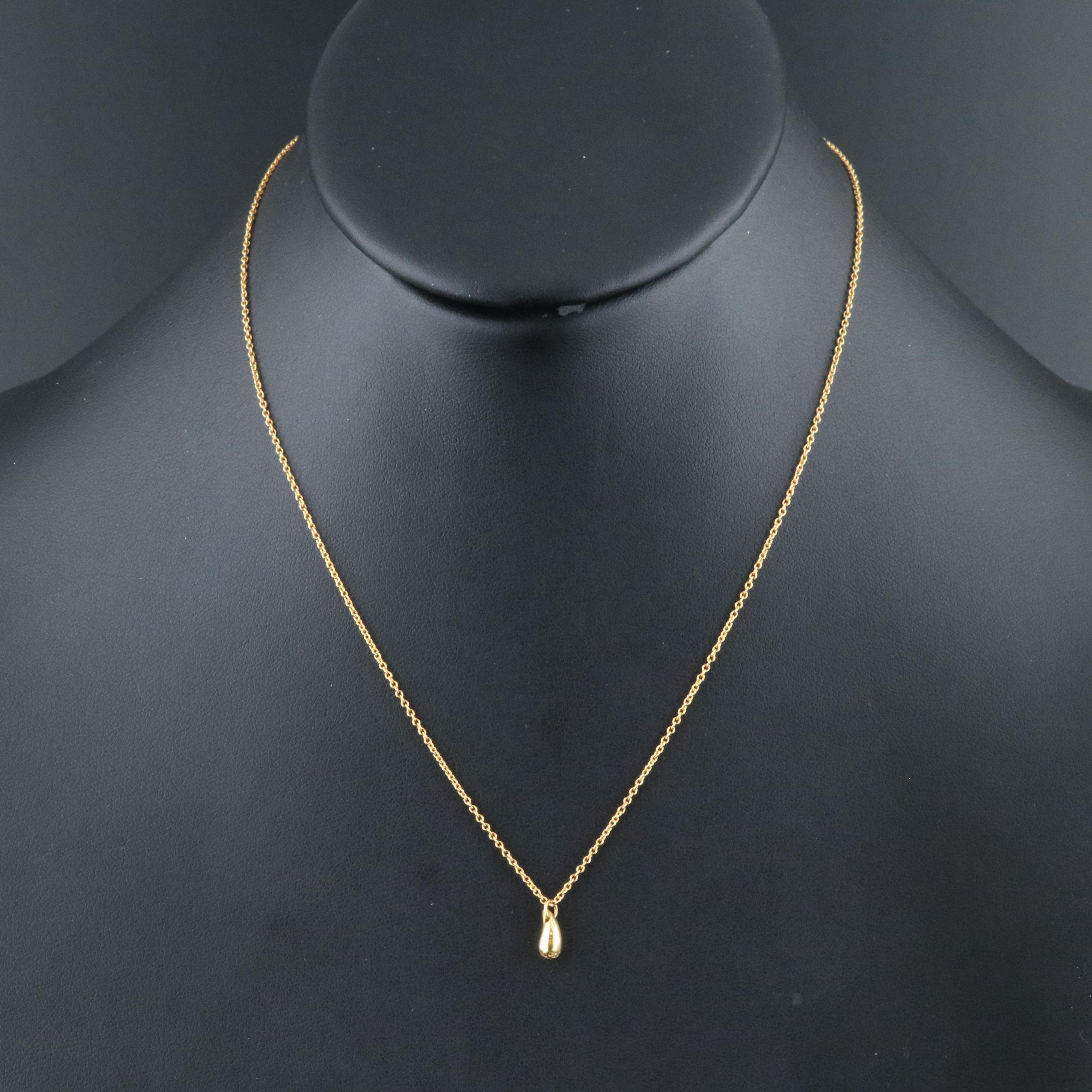 Elsa Peretti for Tiffany & Co. 18K Teardrop Necklace