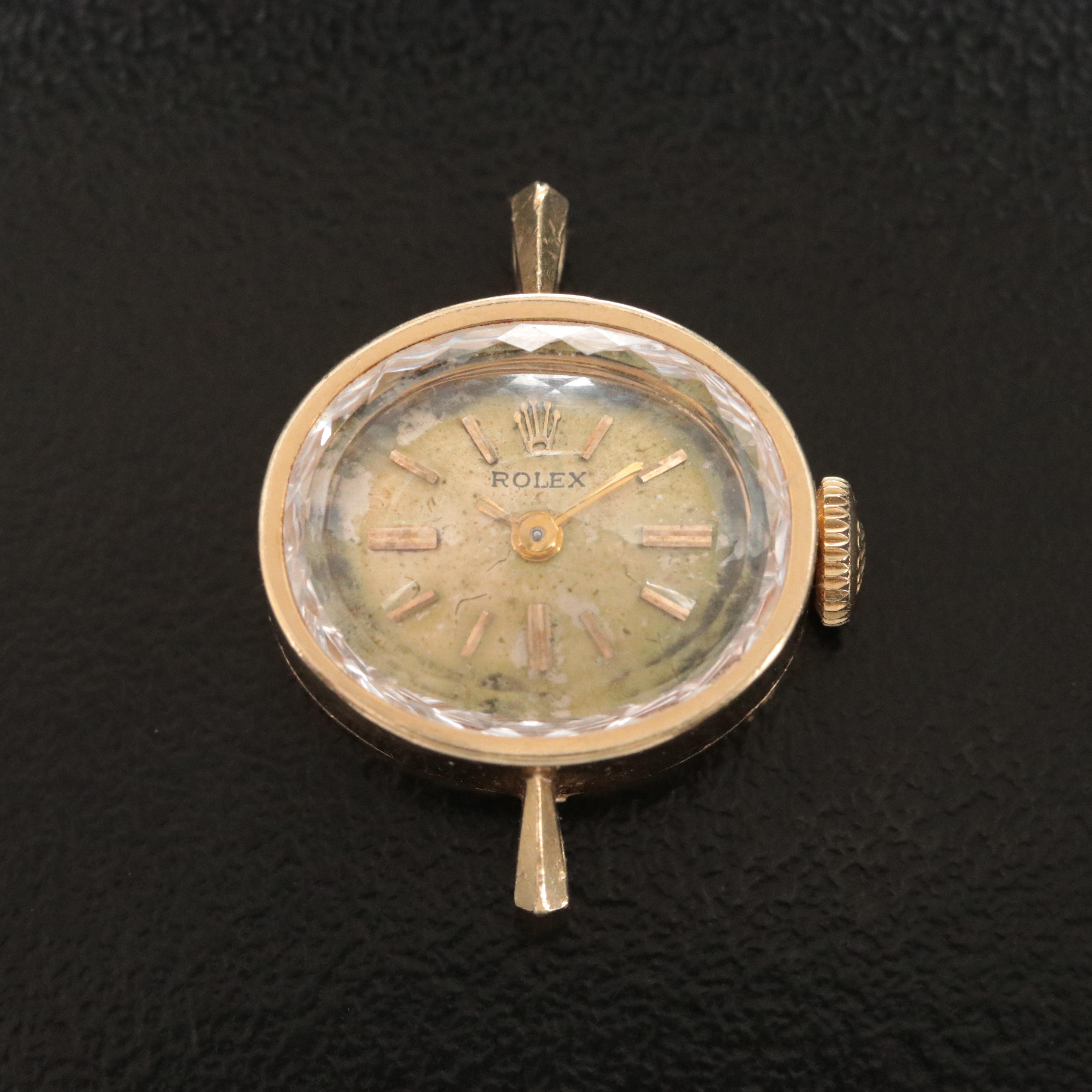 Vintage Rolex 14K Gold Cocktail Watch