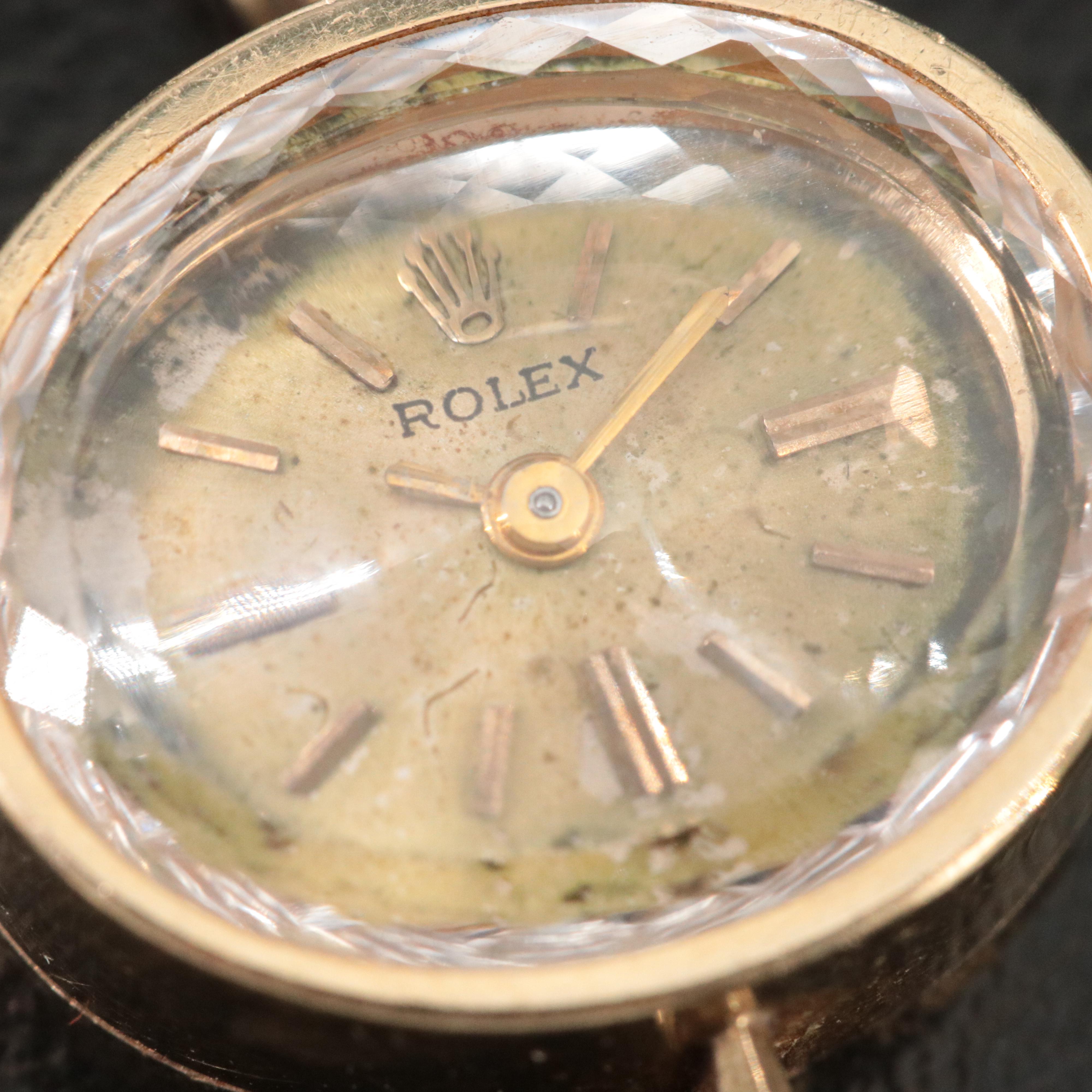 Vintage Rolex 14K Gold Cocktail Watch