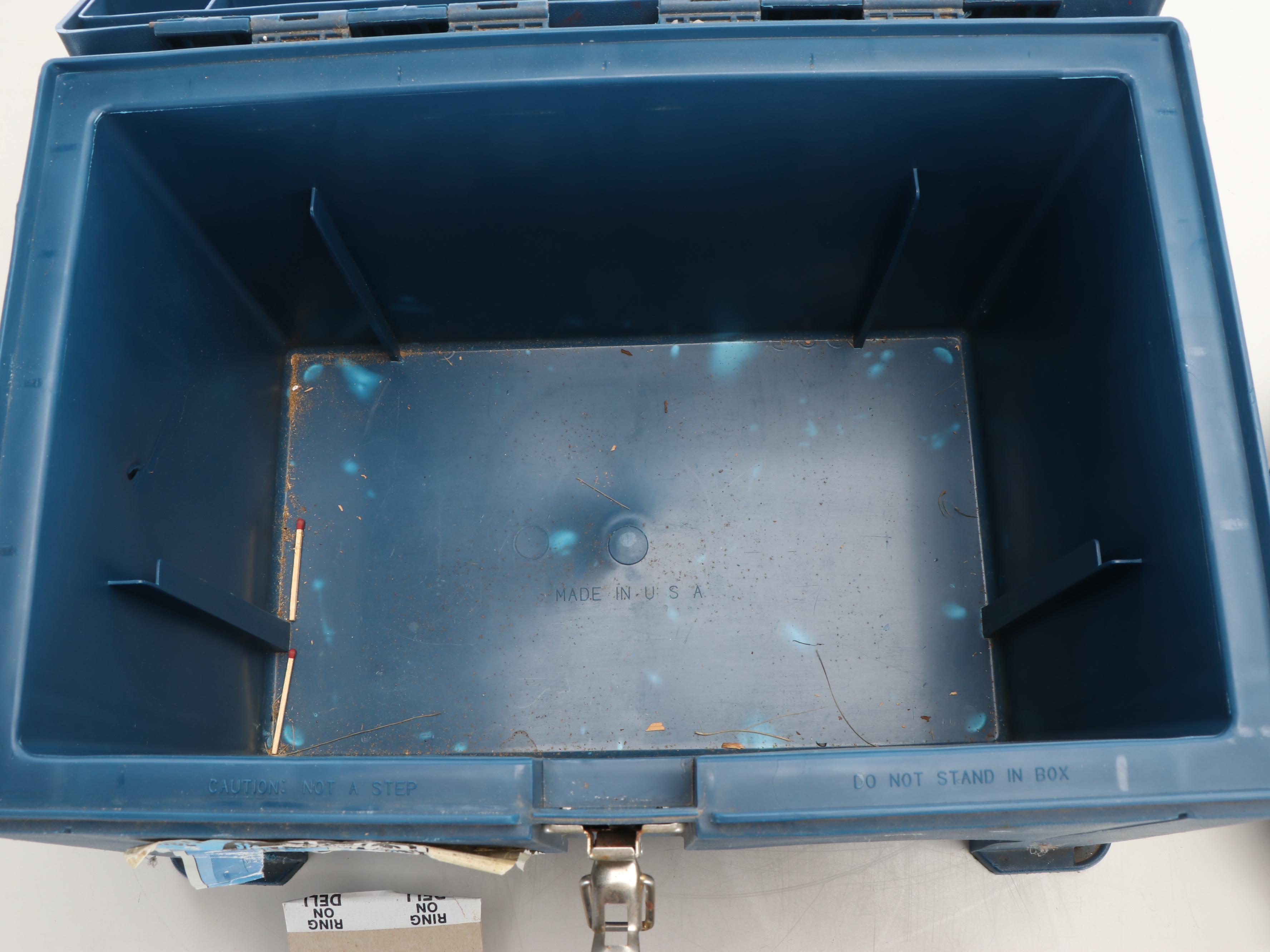 Shop Stool on Casters with Shop Light and Craftsman Engine Analyzer