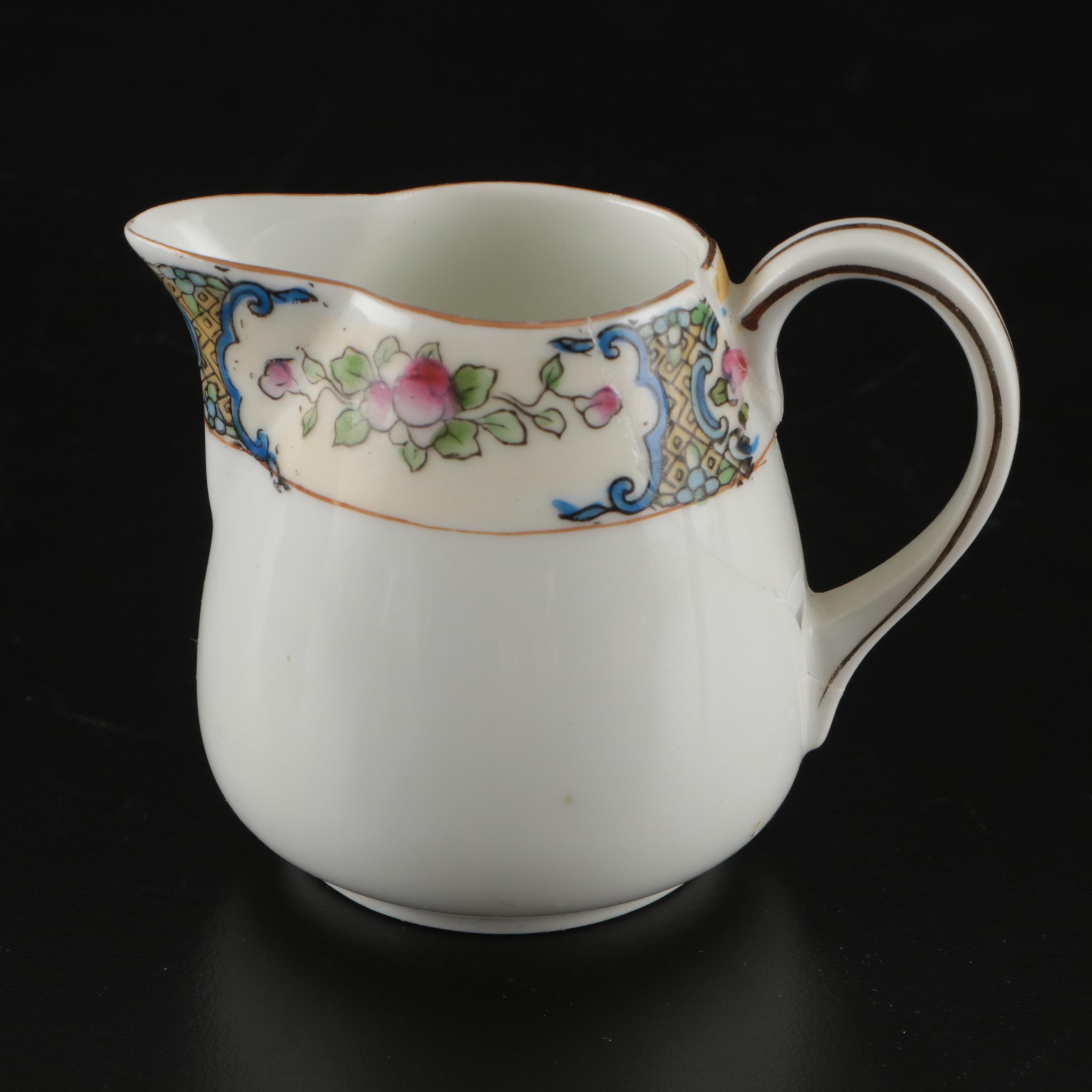 Hall's "Rose Parade" Casserole Dish and Child's Partial Tea Set