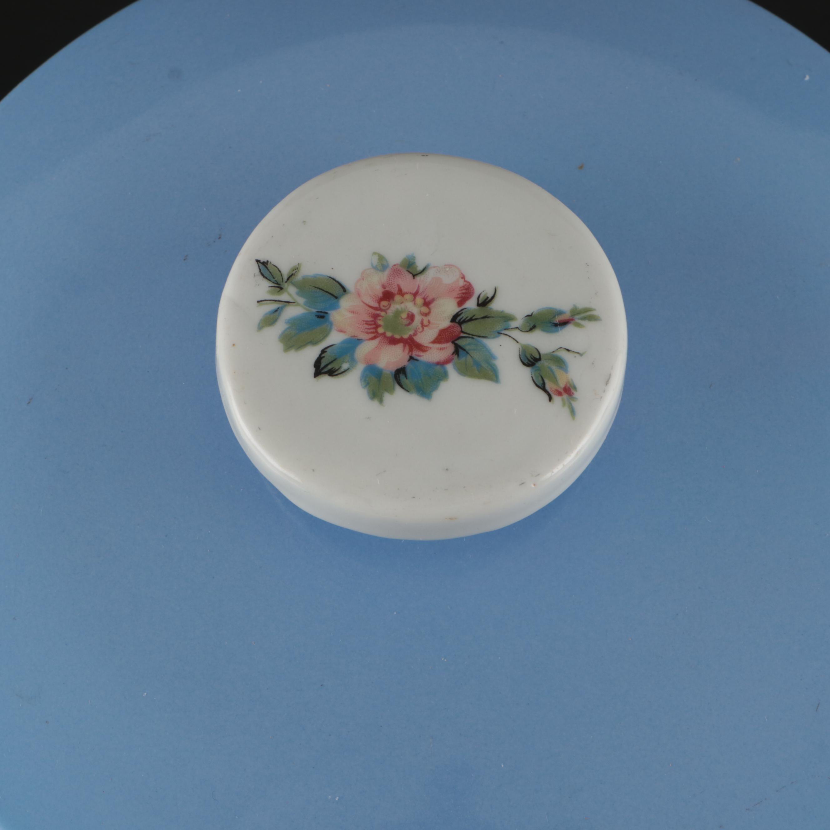 Hall's "Rose Parade" Casserole Dish and Child's Partial Tea Set