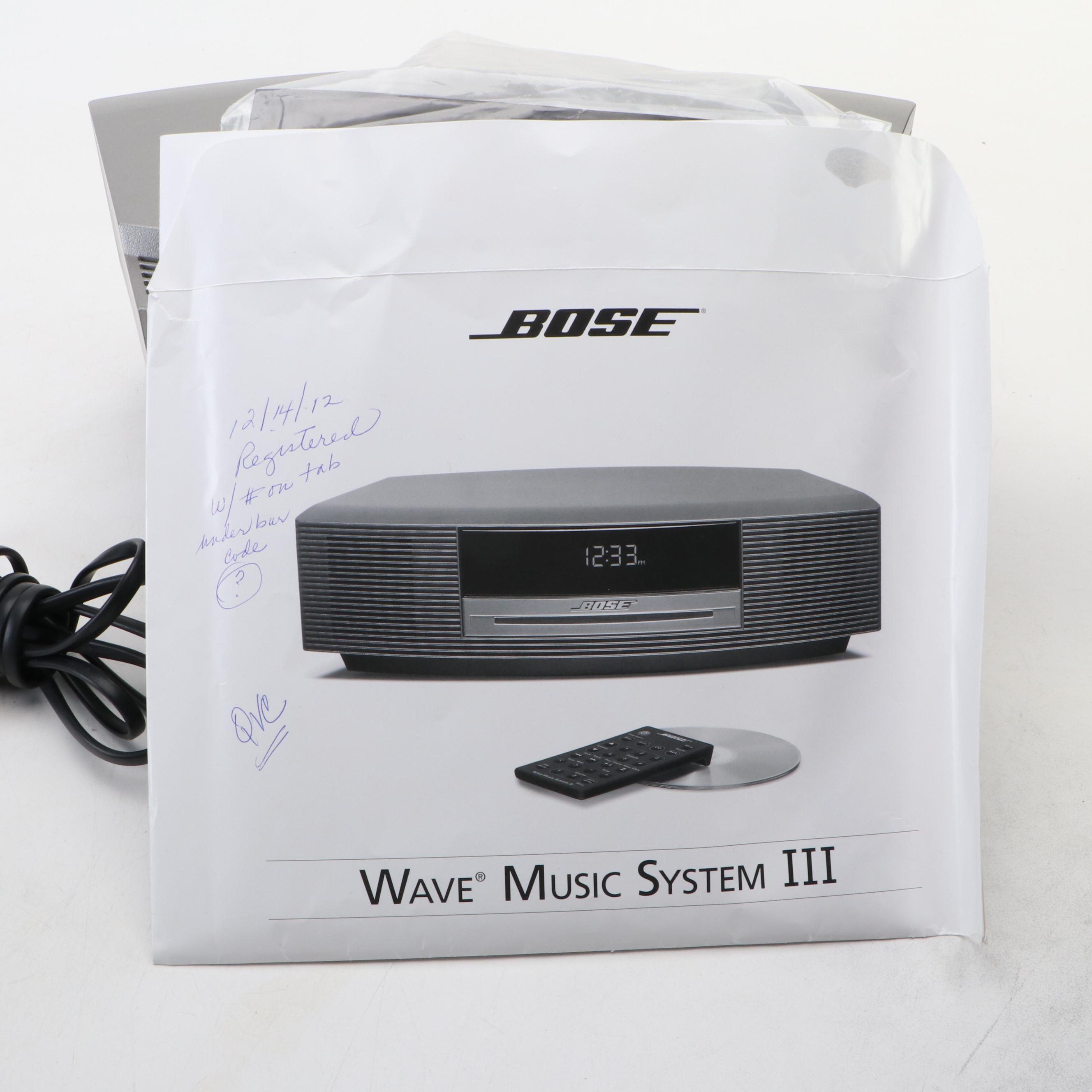 Bose Wave Music System III