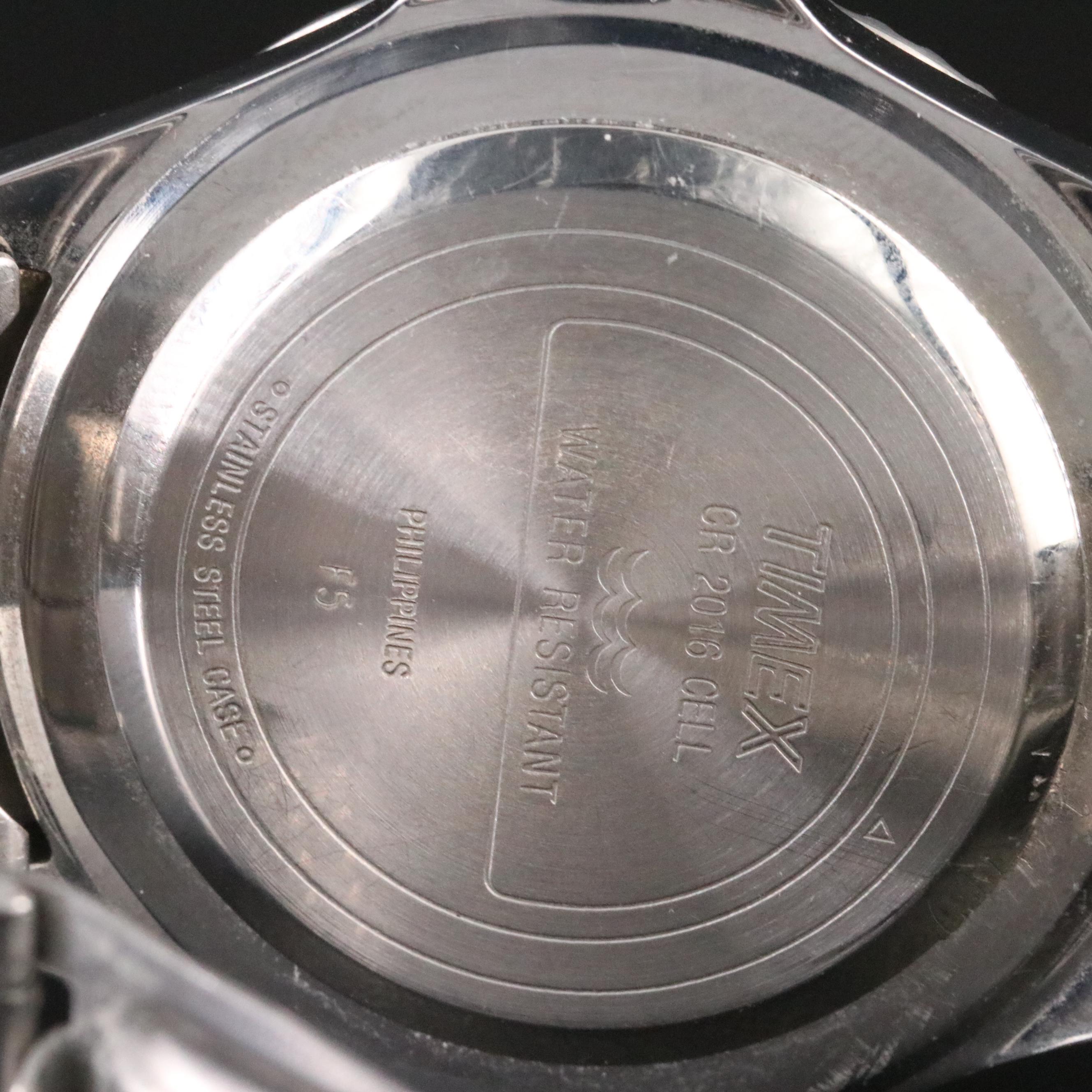 Timex Day-Date 30 Meters Water Resistant Watch