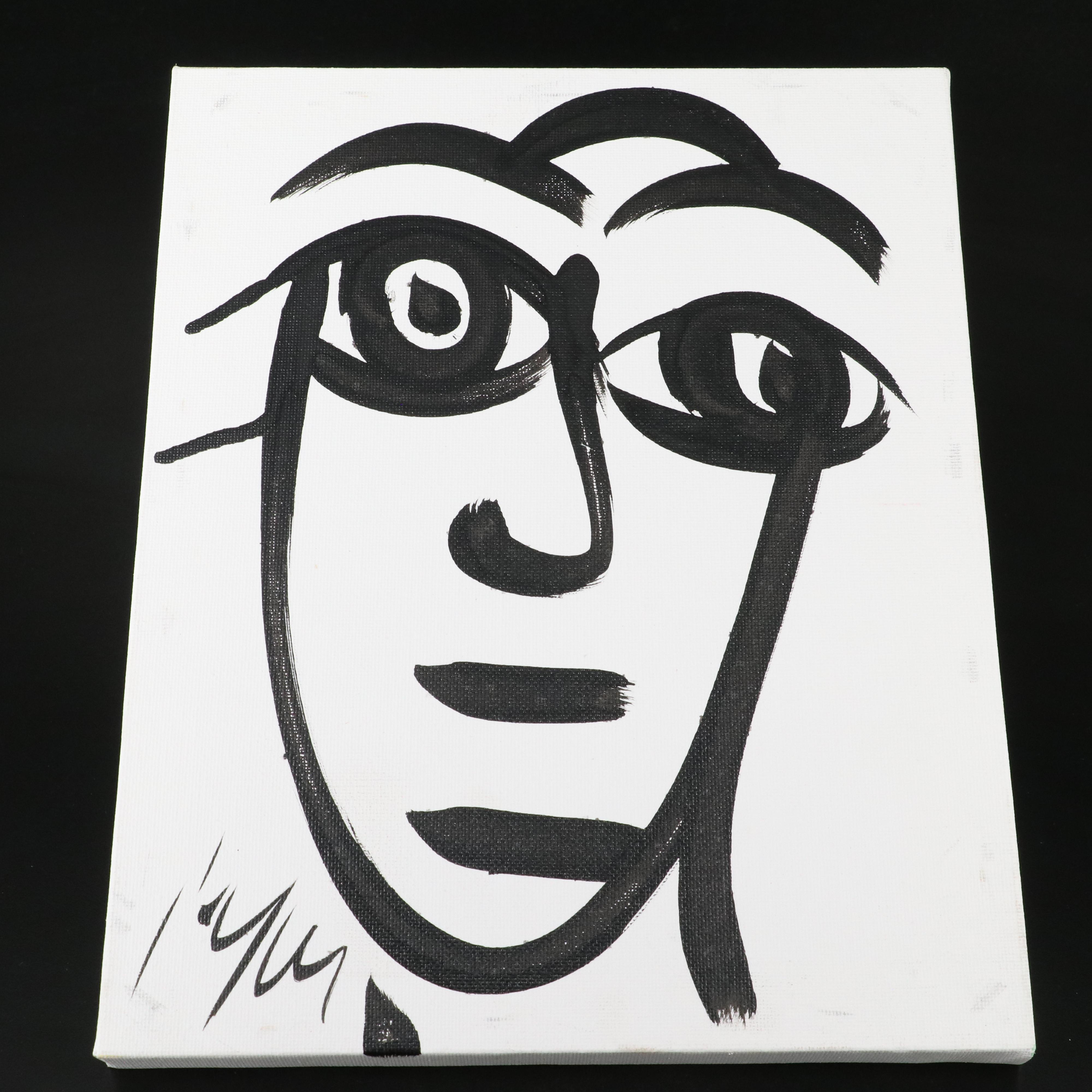 Peter Robert Keil Stylized Acrylic Portrait