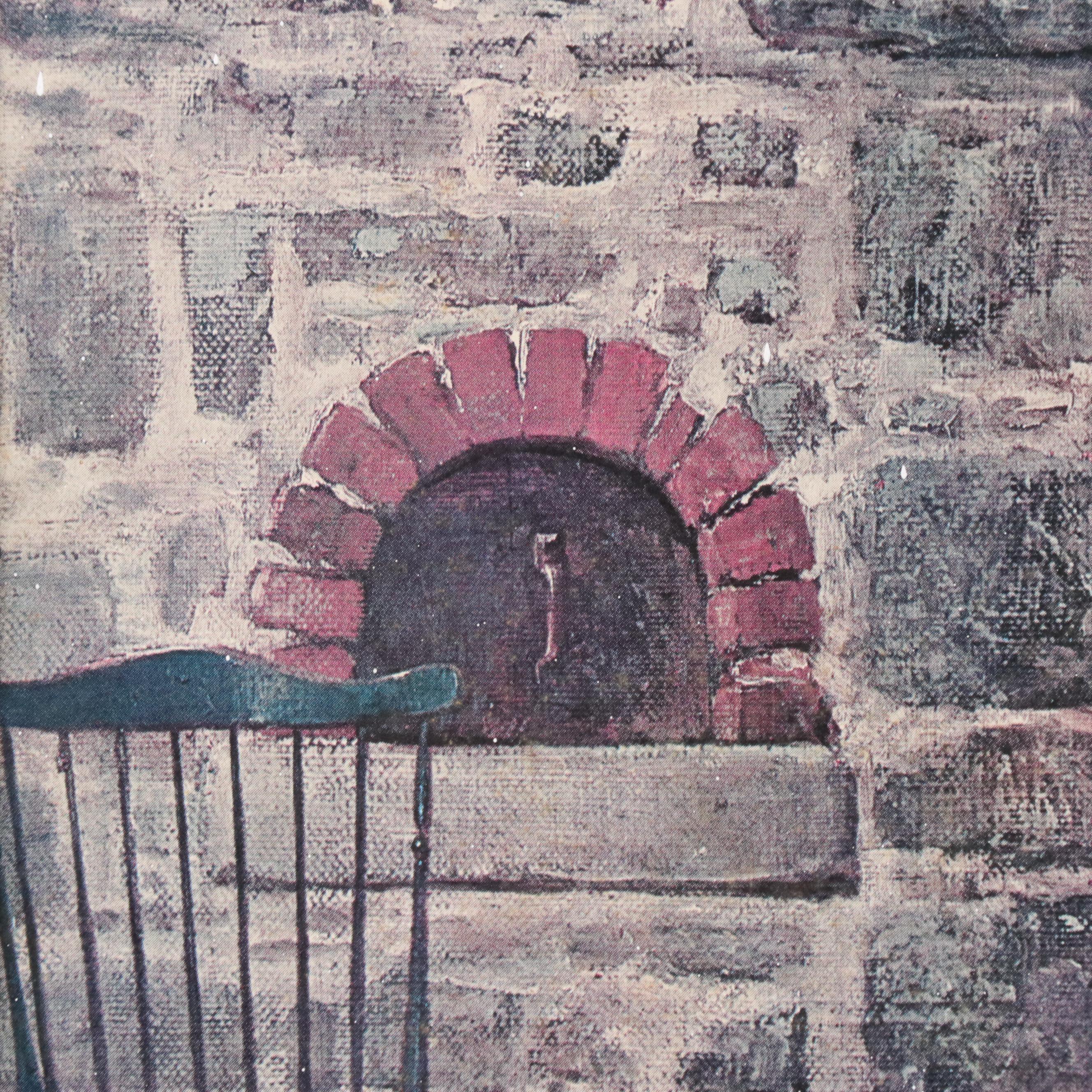 Offset Lithograph After W. H. Lippincott "Solid Comfort"