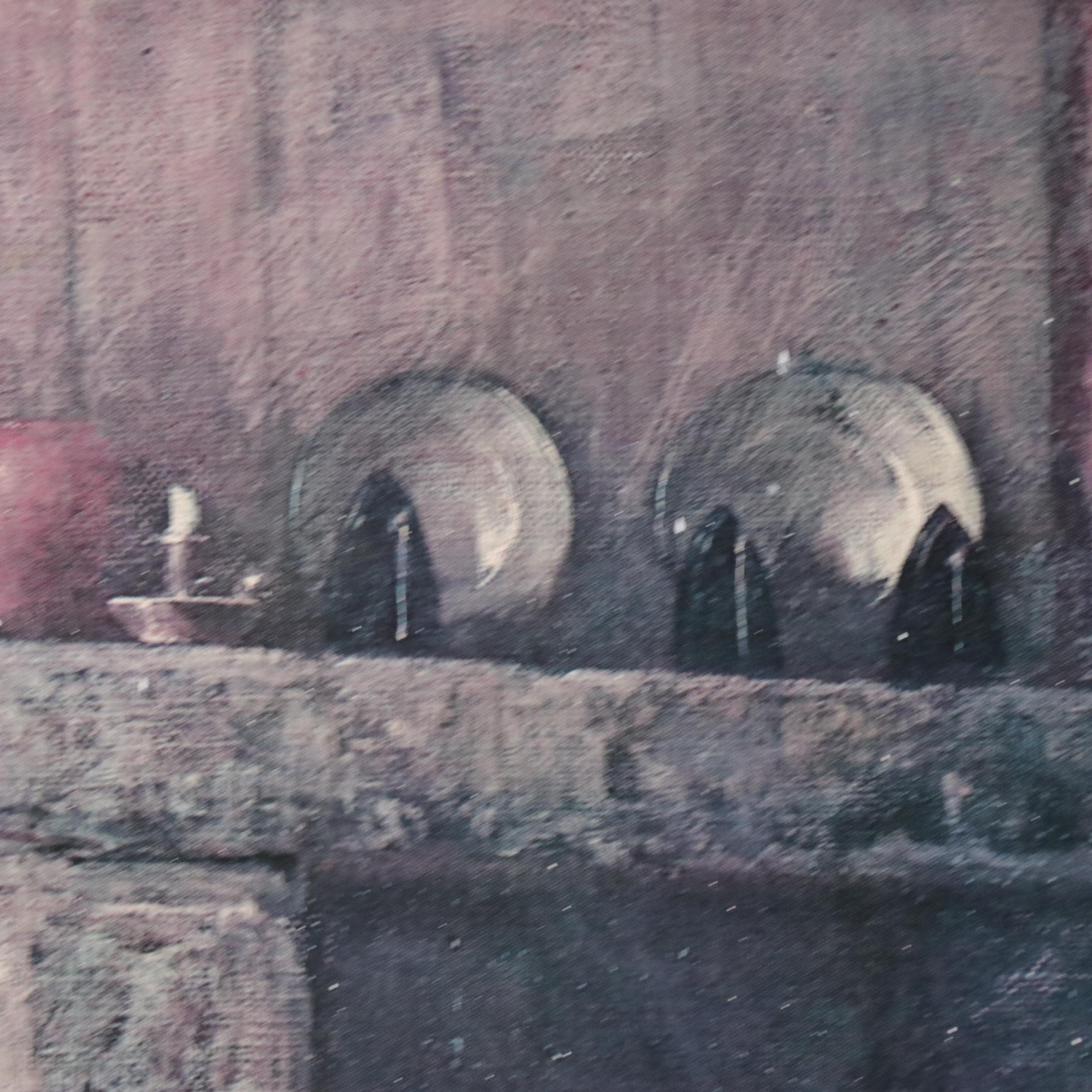 Offset Lithograph After W. H. Lippincott "Solid Comfort"