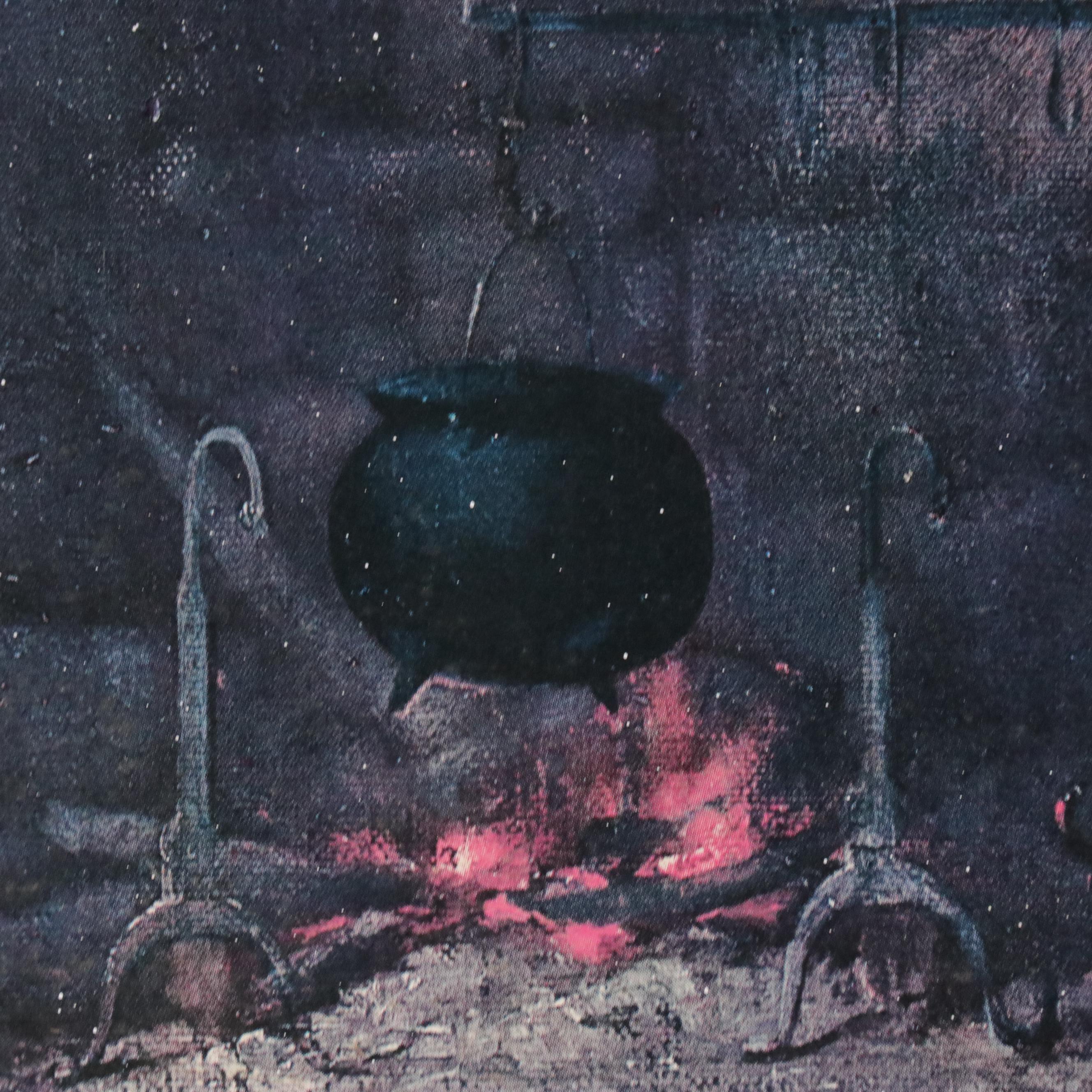 Offset Lithograph After W. H. Lippincott "Solid Comfort"