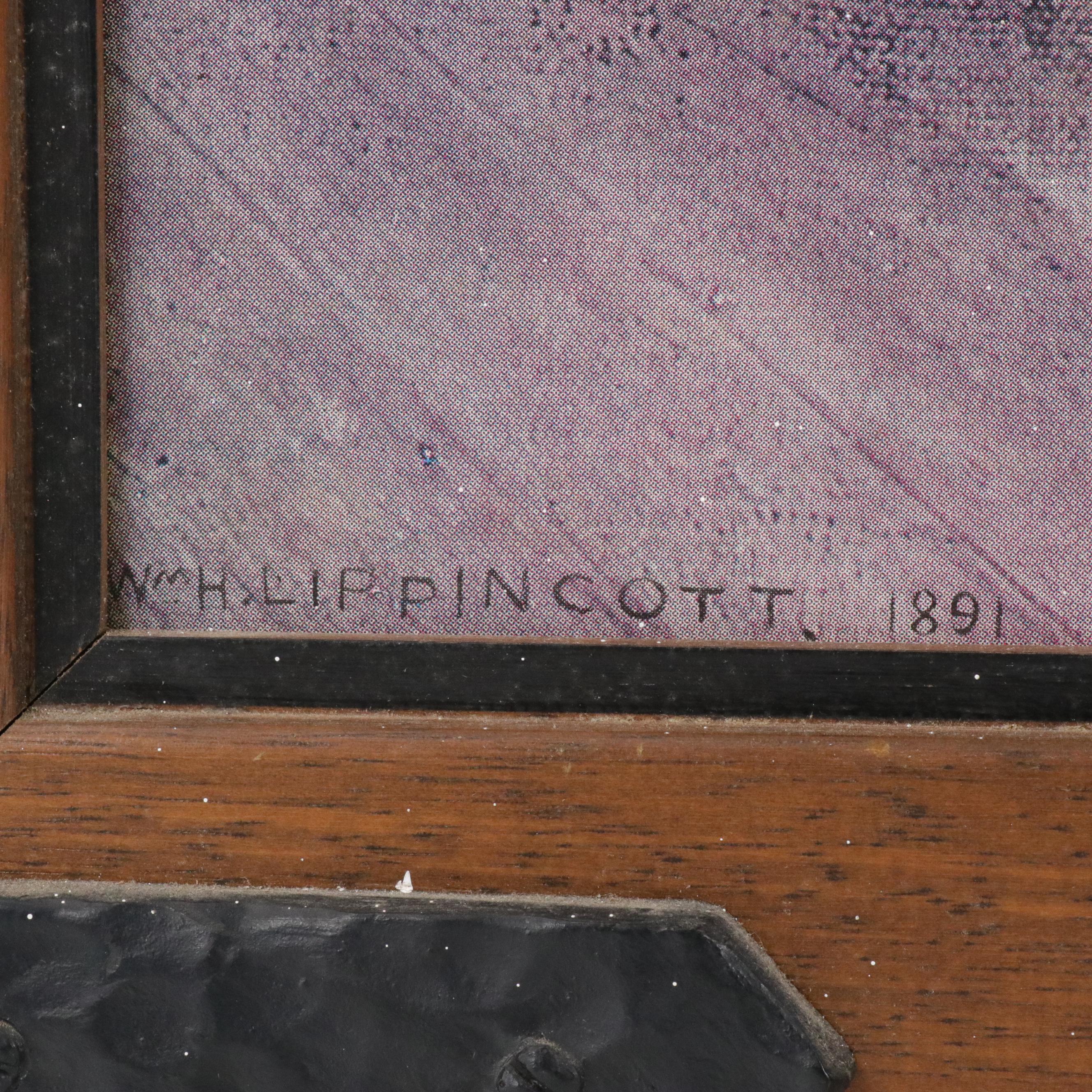 Offset Lithograph After W. H. Lippincott "Solid Comfort"