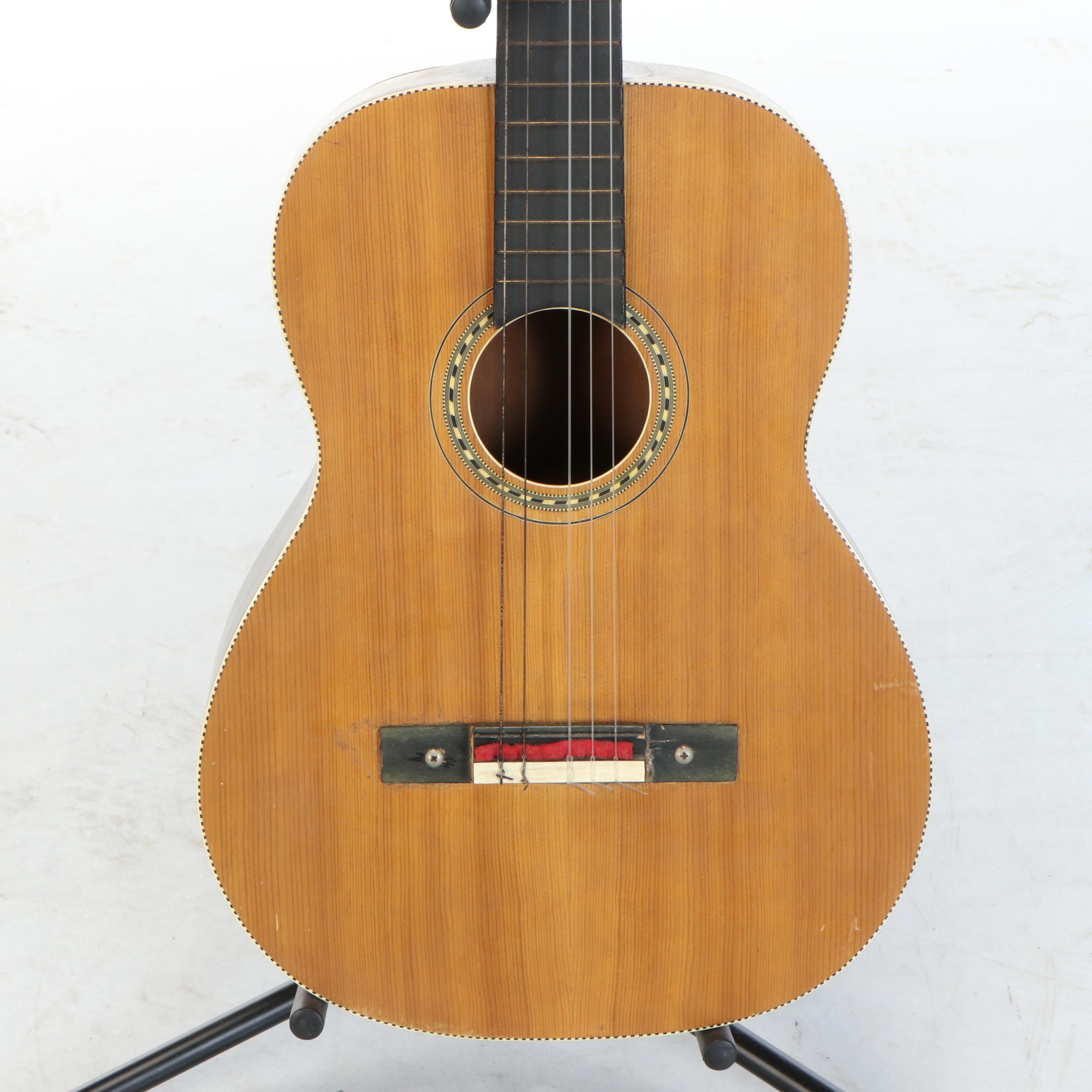 Kingston Spruce Top Acoustic Guitar, Mid to Late 20th Century