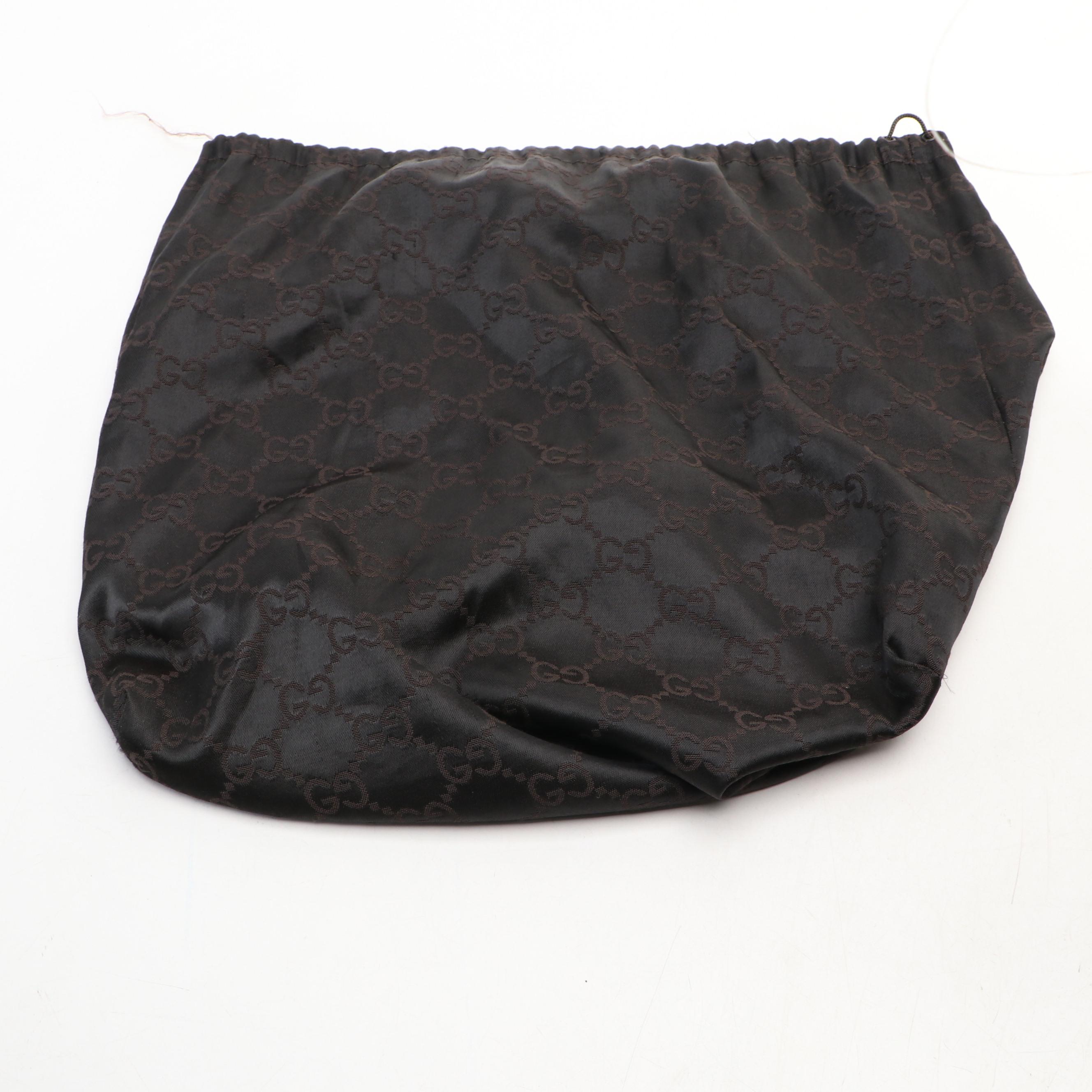 Gucci Bamboo Two-Way Satchel in GG Canvas